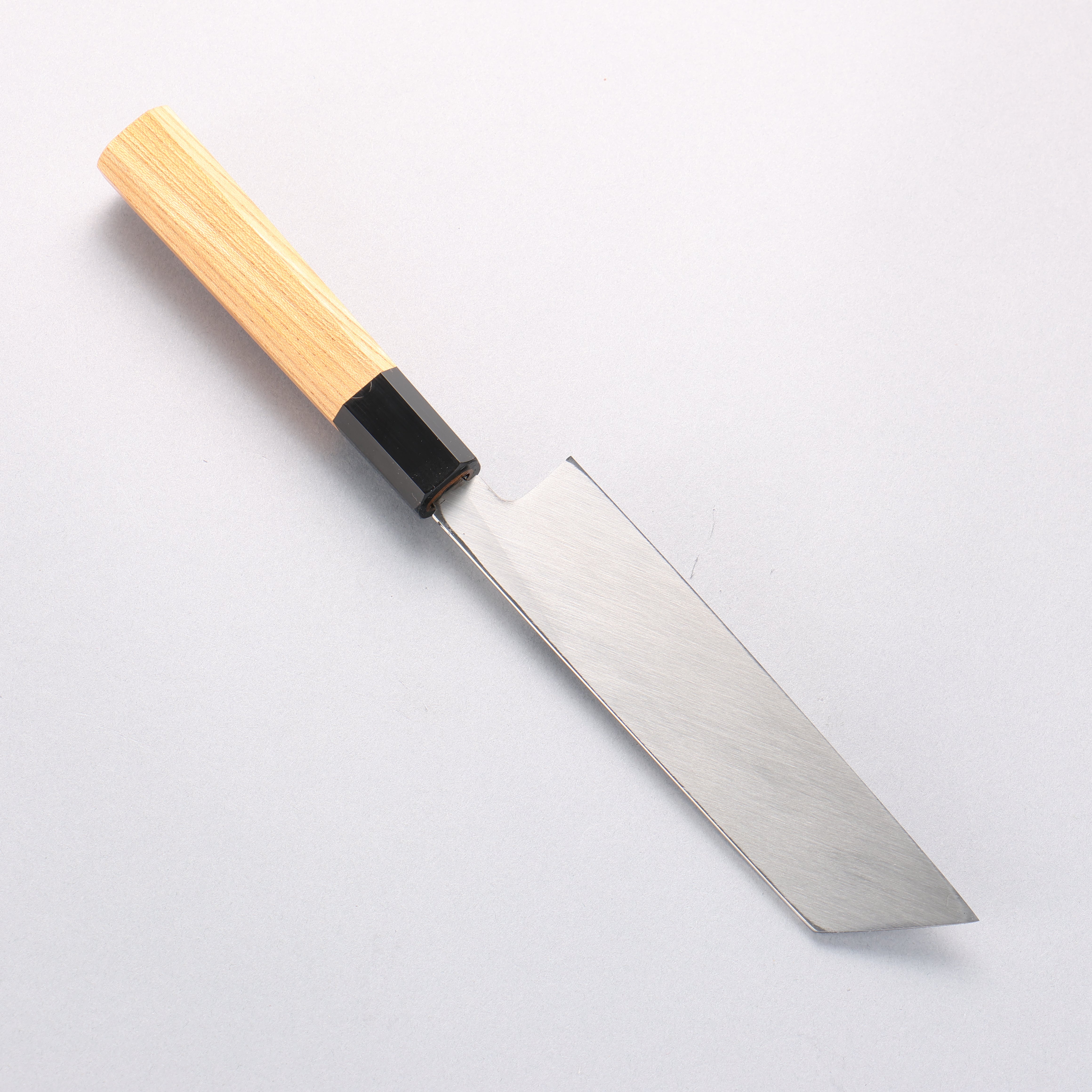 Sakai Takayuki Hakugin INOX Mirrored Finish Mukimono 180mm Yew tree Handle - Japanny - Best Japanese Knife