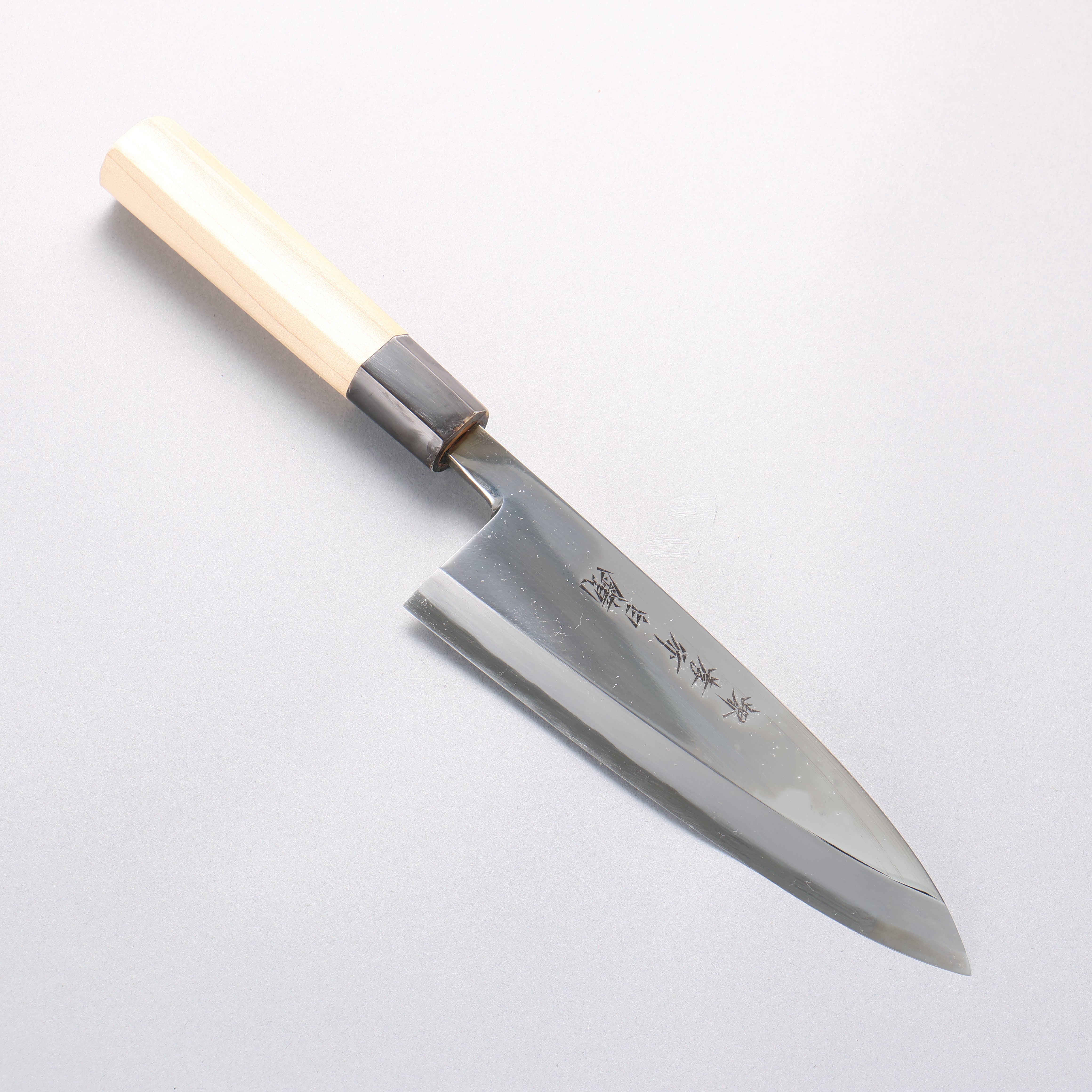 Sakai Takayuki White Steel No.2 Mirrored Finish Deba - Japanny - Best Japanese Knife