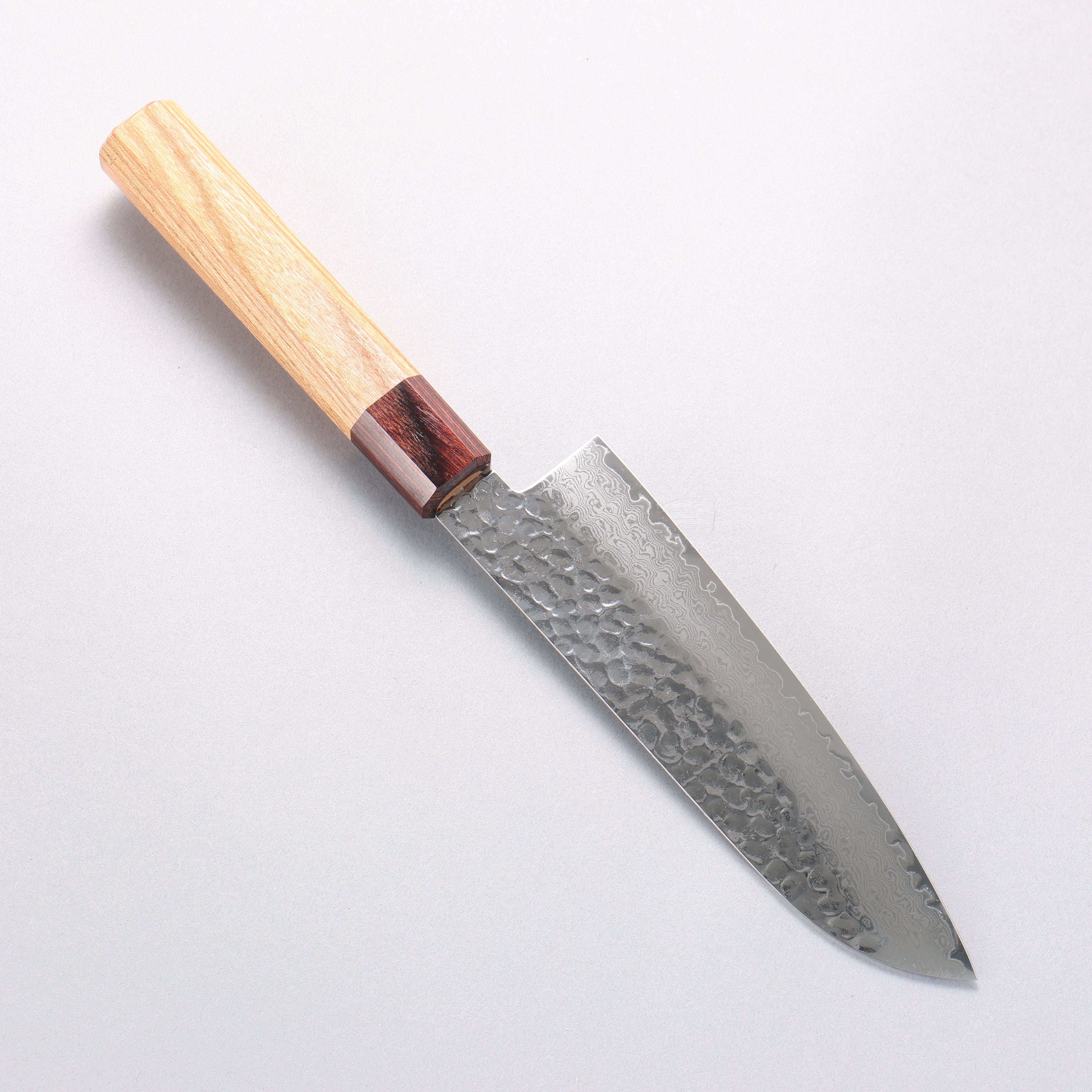 Sakai Takayuki VG10 33 Layer Damascus Santoku 170mm Keyaki (Japanese Elm) Handle - Japanny - Best Japanese Knife
