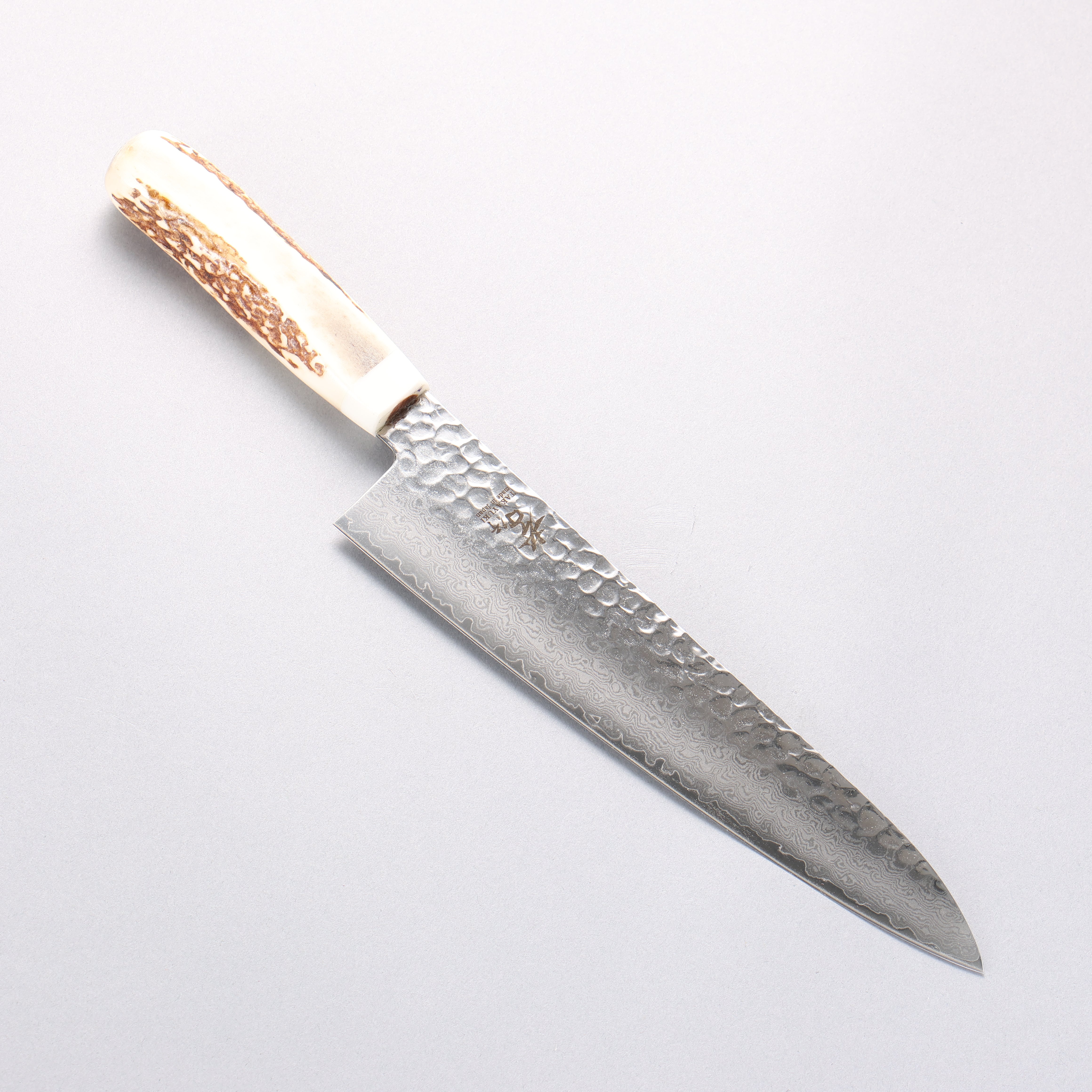 Sakai Takayuki VG10 33 Layer Damascus Gyuto 210mm Cow Bone Handle with Sheath - Japanny - Best Japanese Knife
