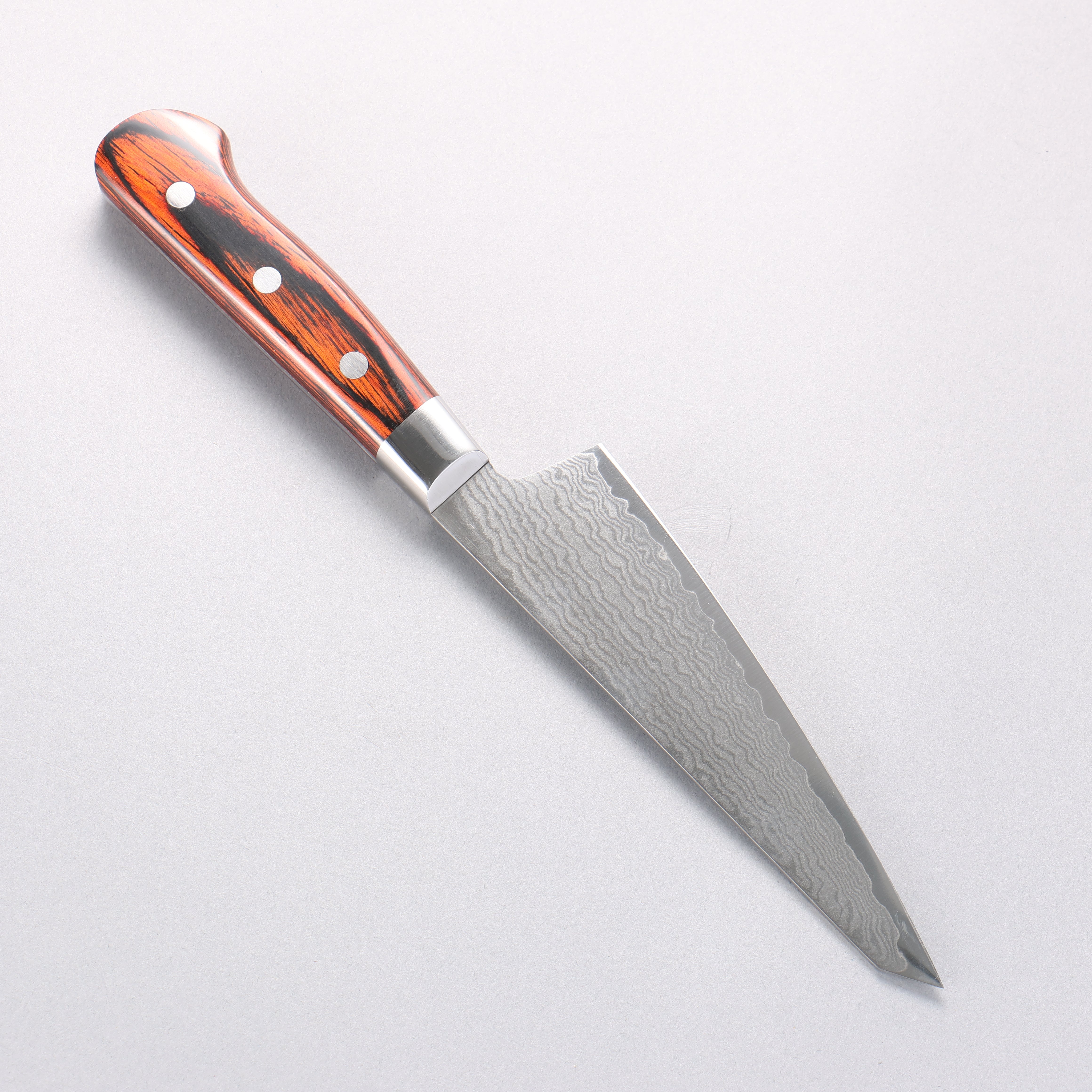 Sakai Takayuki VG10 33 Layer Damascus Sabaki 150mm Mahogany Pakka wood Handle - Japanny - Best Japanese Knife