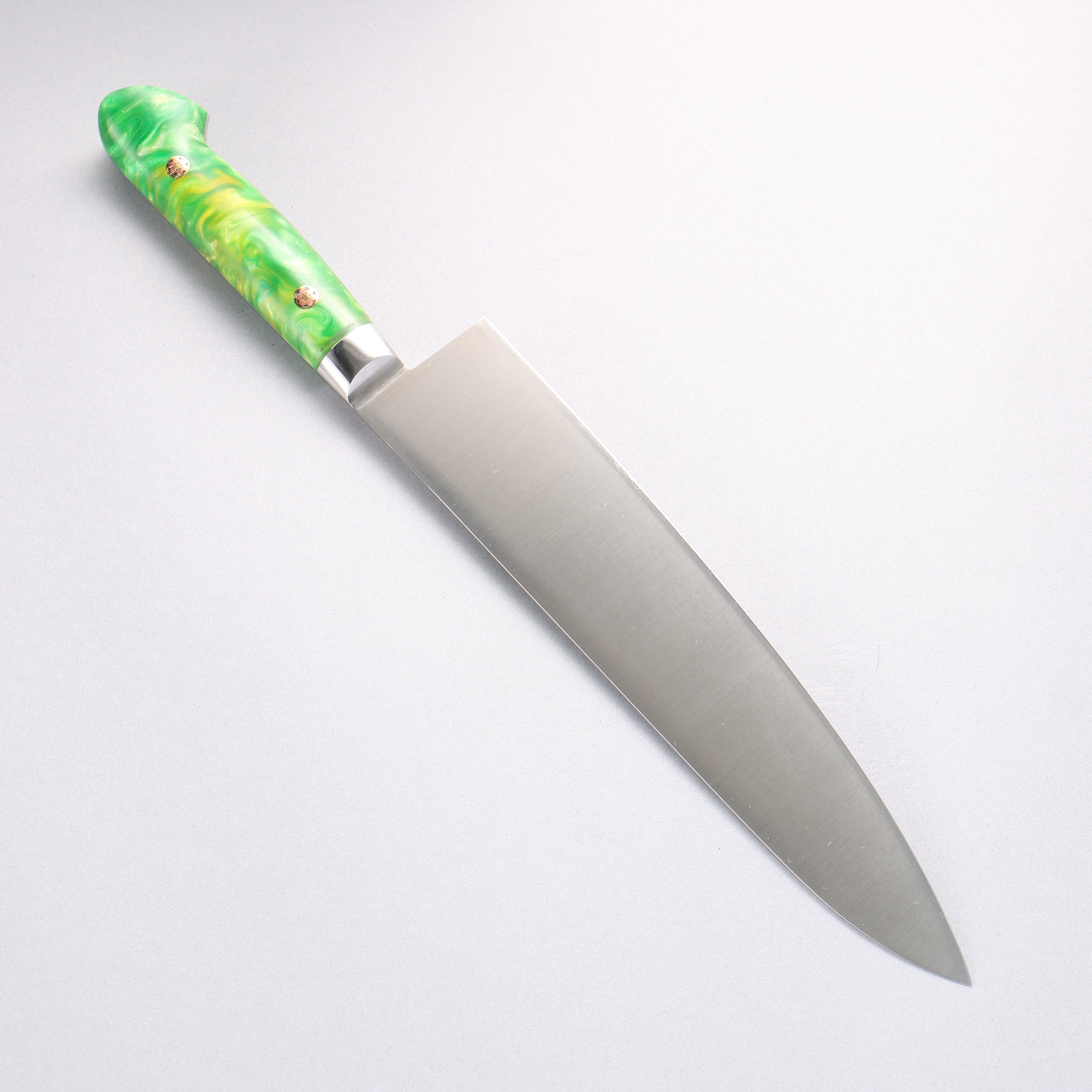 Sakai Takayuki Grand Chef SP Uddeholm Swedish stain-resistant steel Gyuto Salmon 240mm SP Type III (Jungle) Handle - Japanny - Best Japanese Knife