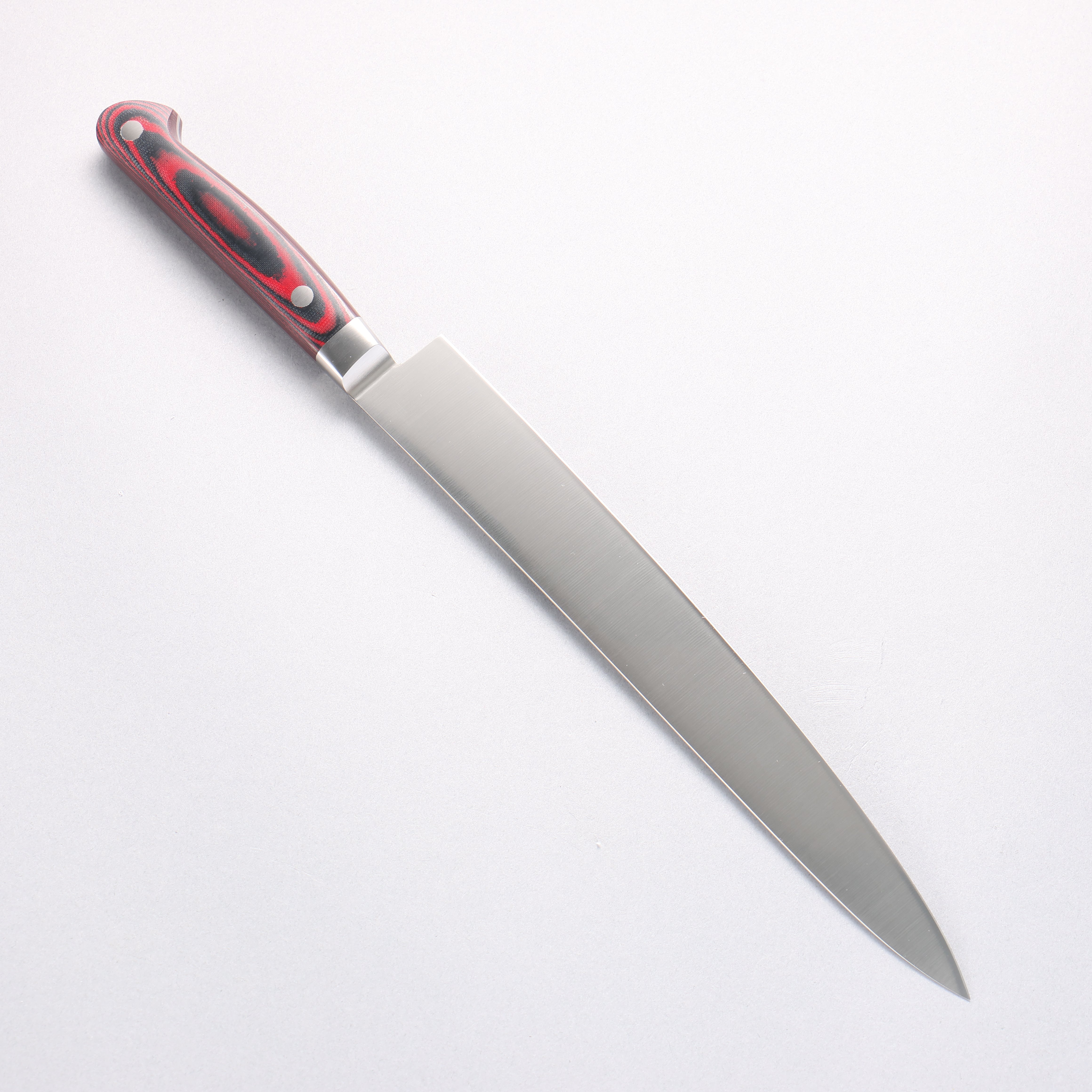 Sakai Takayuki Grand Chef Grand Chef Swedish Steel-stn Sujihiki 240mm Brown Micarta Handle - Japanny - Best Japanese Knife