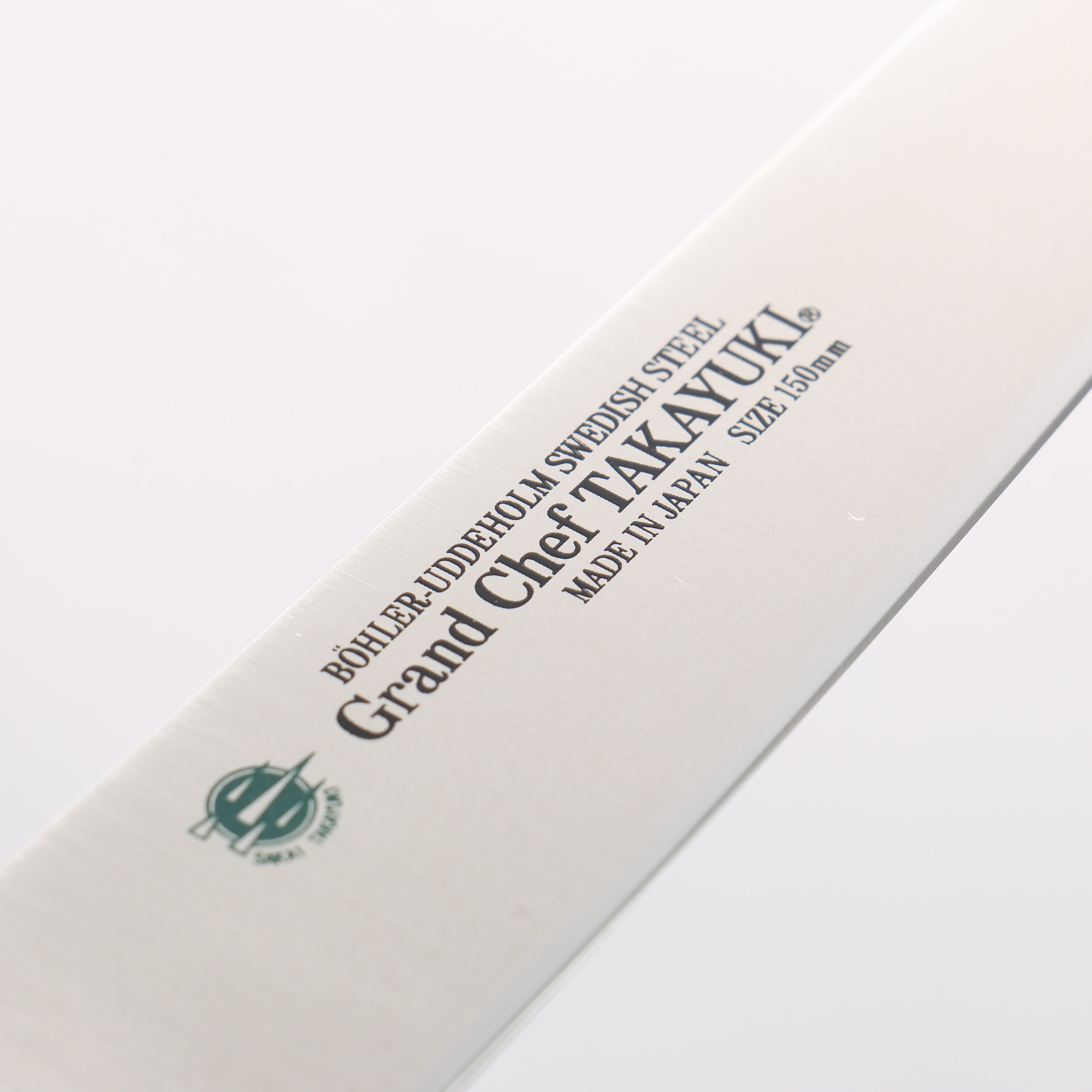 Sakai Takayuki Grand Chef Grand Chef Swedish Steel-stn Petty-Utility 150mm Green Micarta Handle - Japanny - Best Japanese Knife