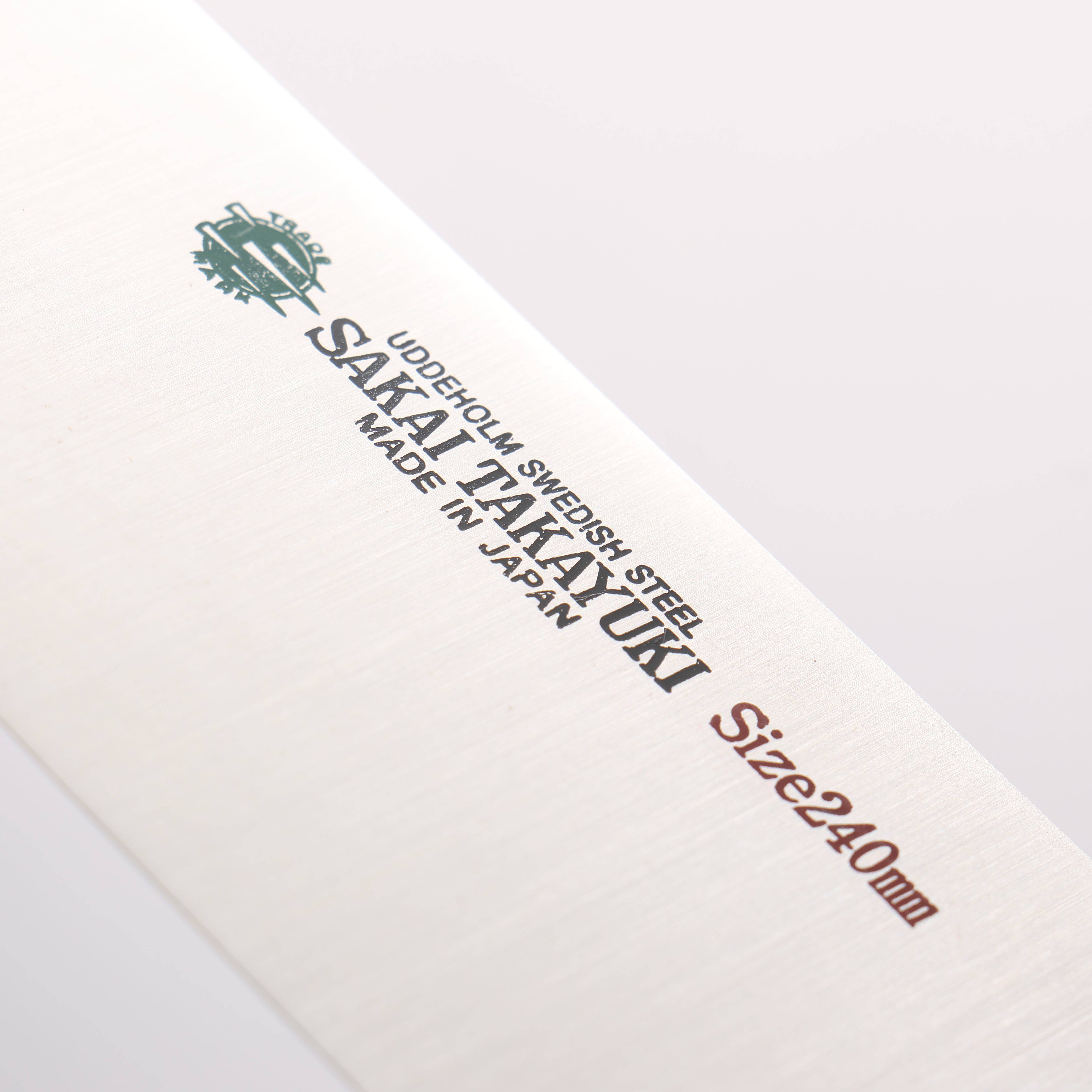 Sakai Takayuki Grand Chef Swedish Steel-stn Gyuto 240mm Black Pakka wood Handle - Japanny - Best Japanese Knife