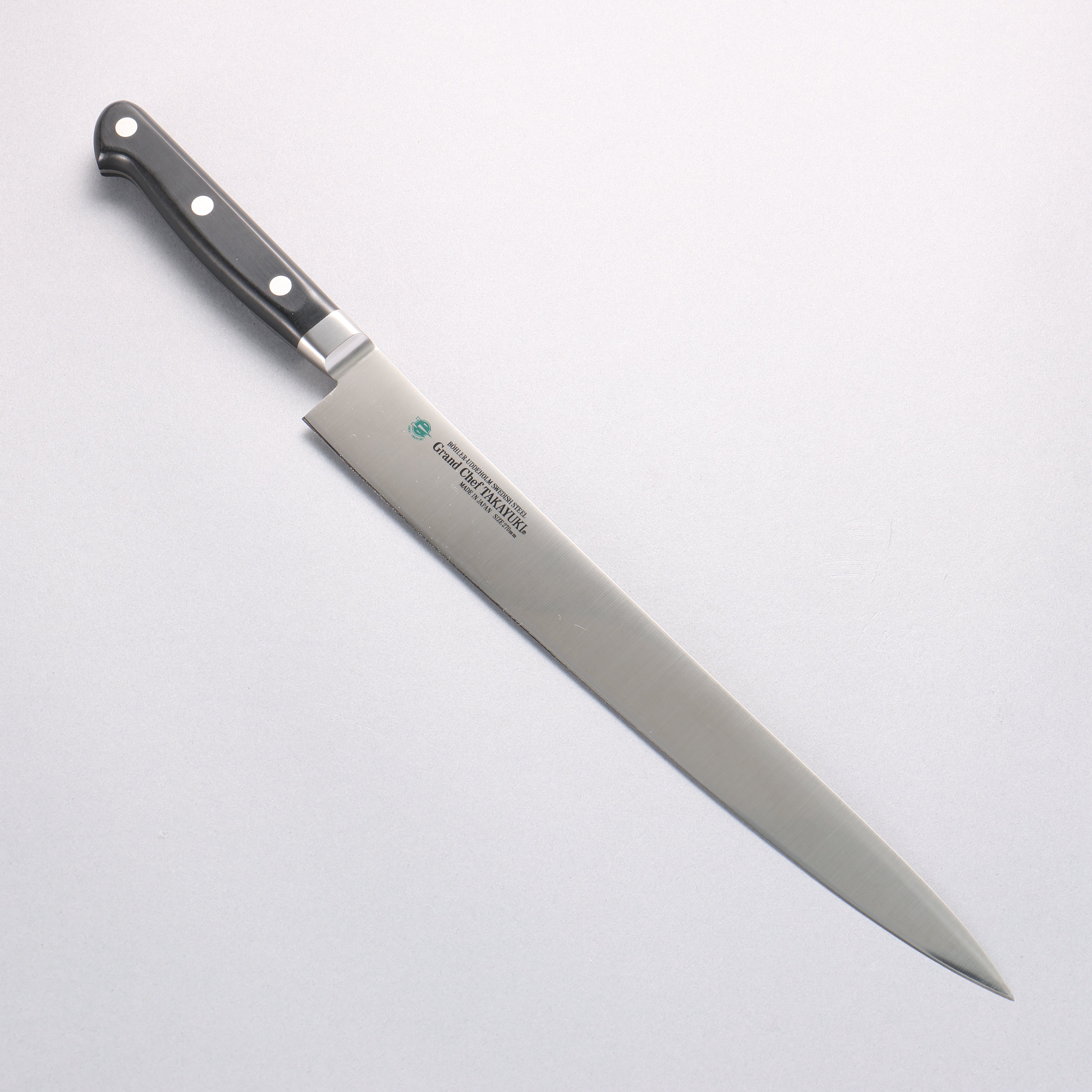 Sakai Takayuki Grand Chef Swedish Steel-stn Sujihiki 270mm - Japanny - Best Japanese Knife