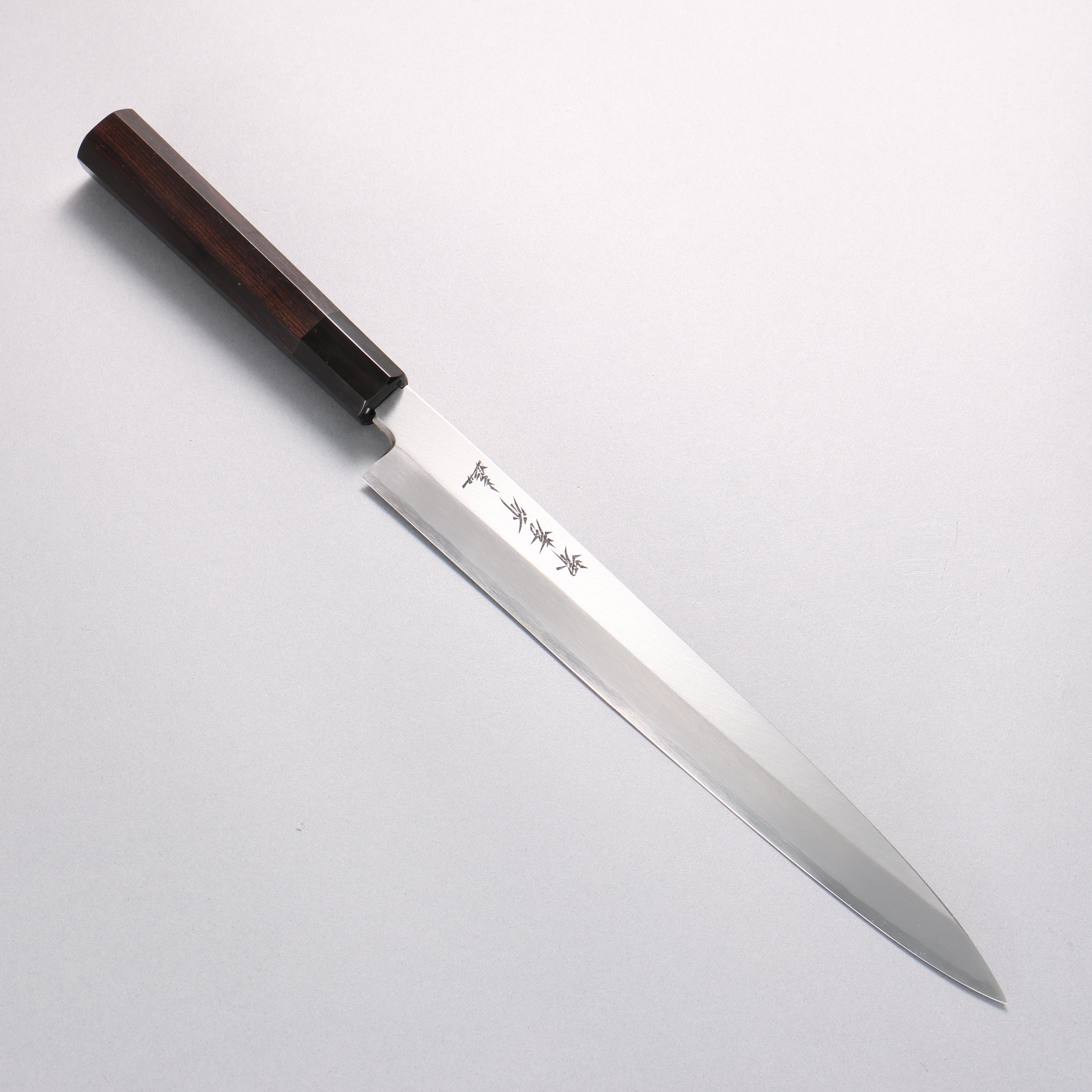 Sakai Takayuki Silver Steel No.3 Yanagiba 270mm Ebony Wood (ferrule: Black Water Buffalo Horn) Handle - Japanny - Best Japanese Knife
