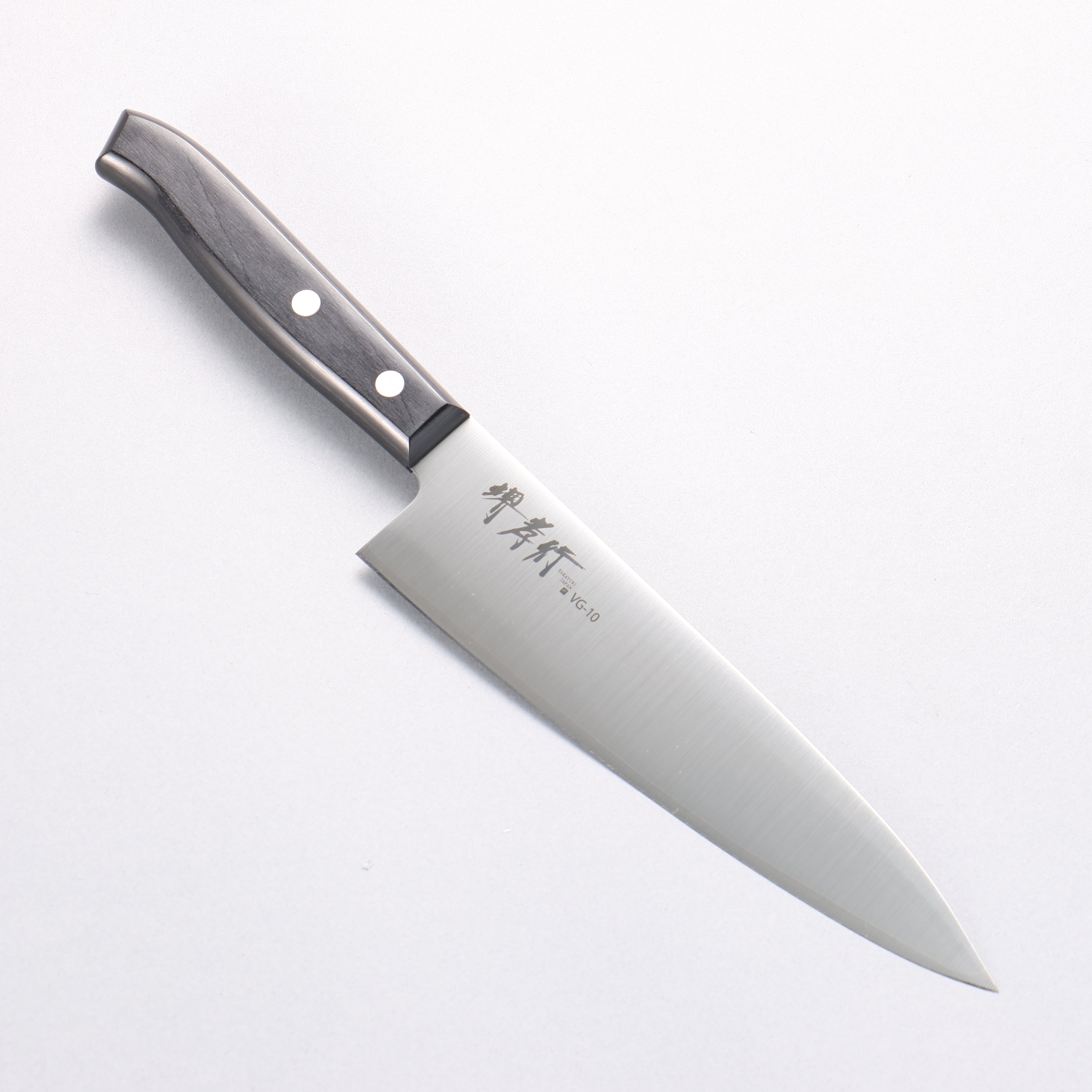 Sakai Takayuki Sumire VG10 Gyuto 180mm Black Pakka wood Handle - Japanny - Best Japanese Knife