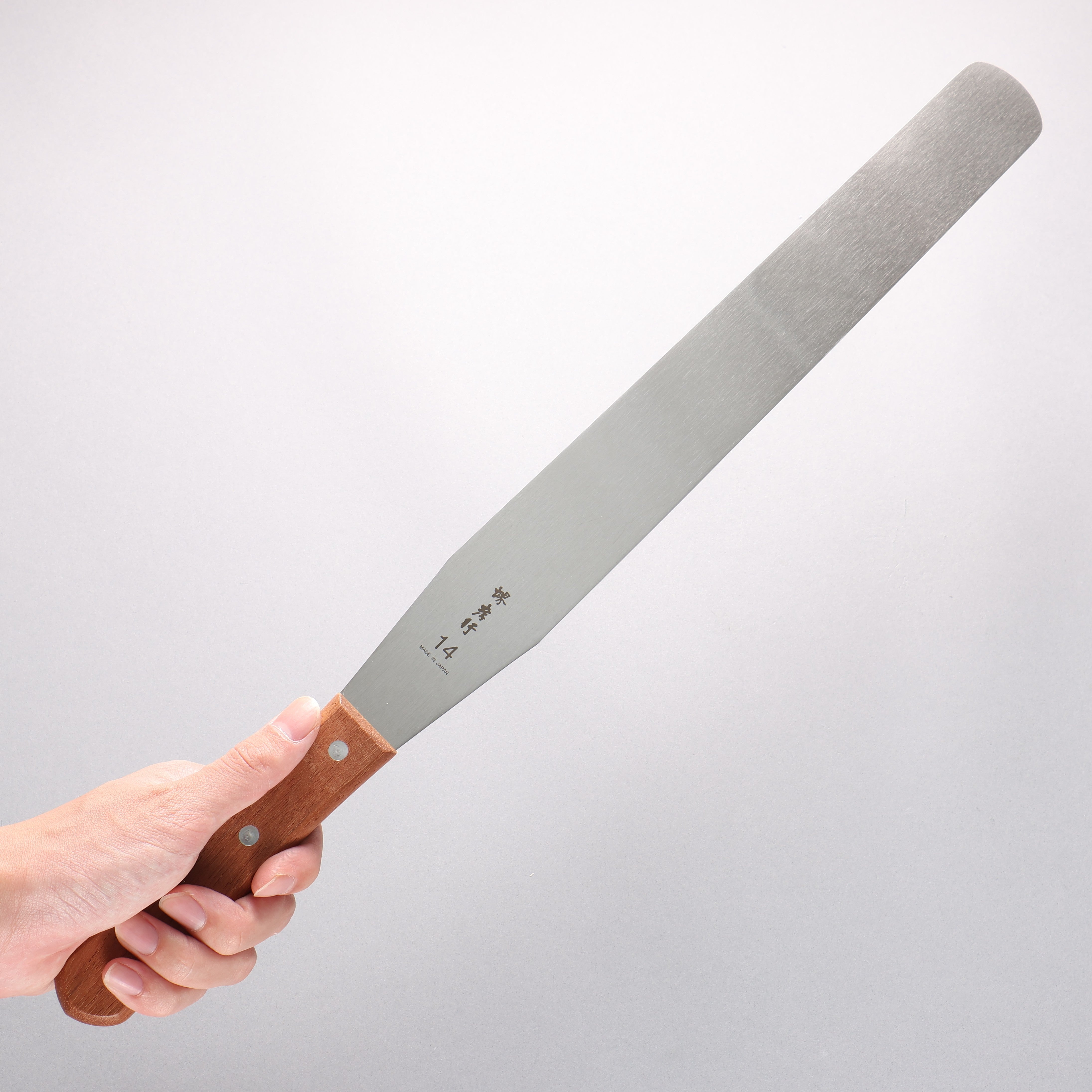 Sakai Takayuki Stainless Steel Palette knife 350mm - Japanny - Best Japanese Knife