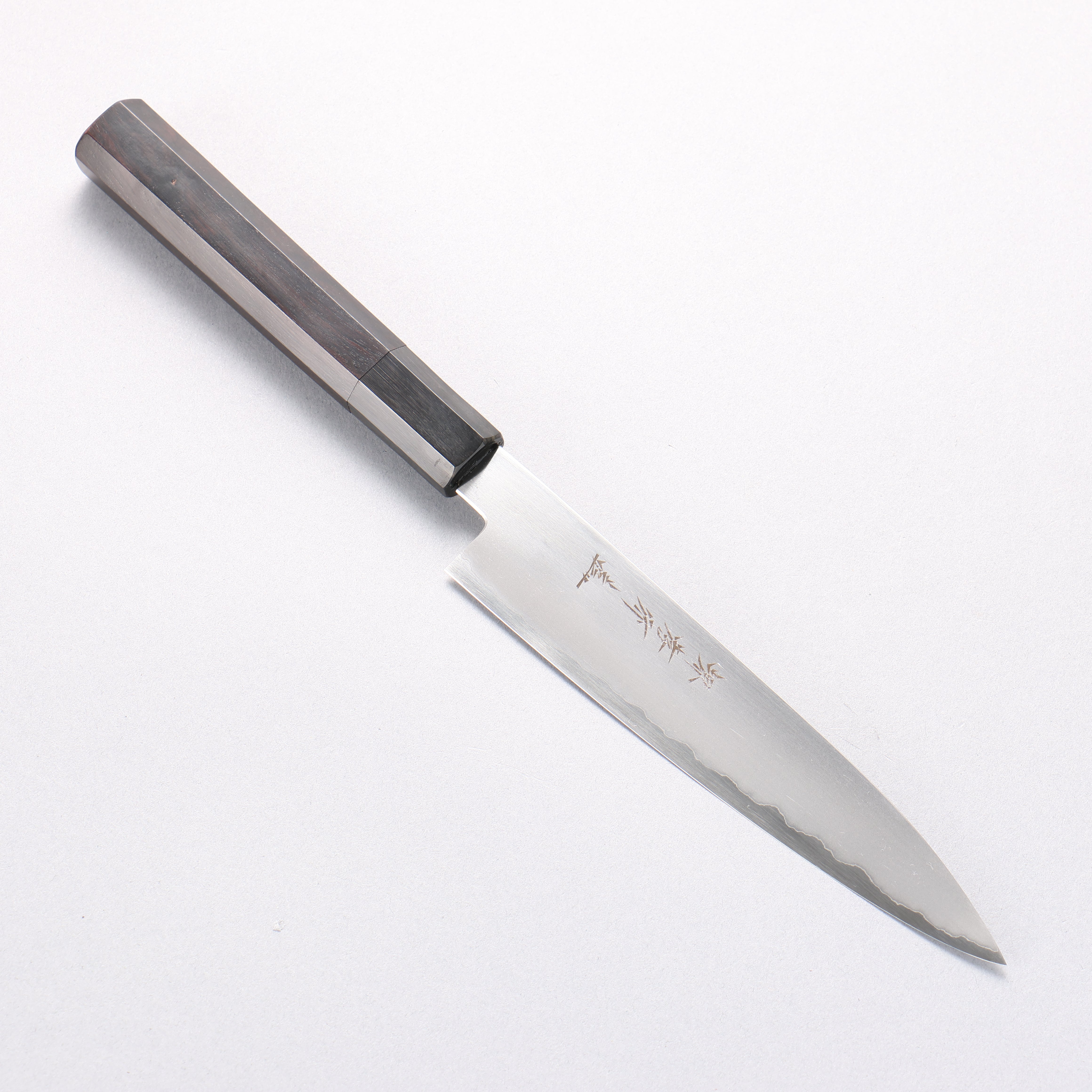 Sakai Takayuki Silver Steel No.3 Petty-Utility 150mm Ebony Wood Handle - Japanny - Best Japanese Knife