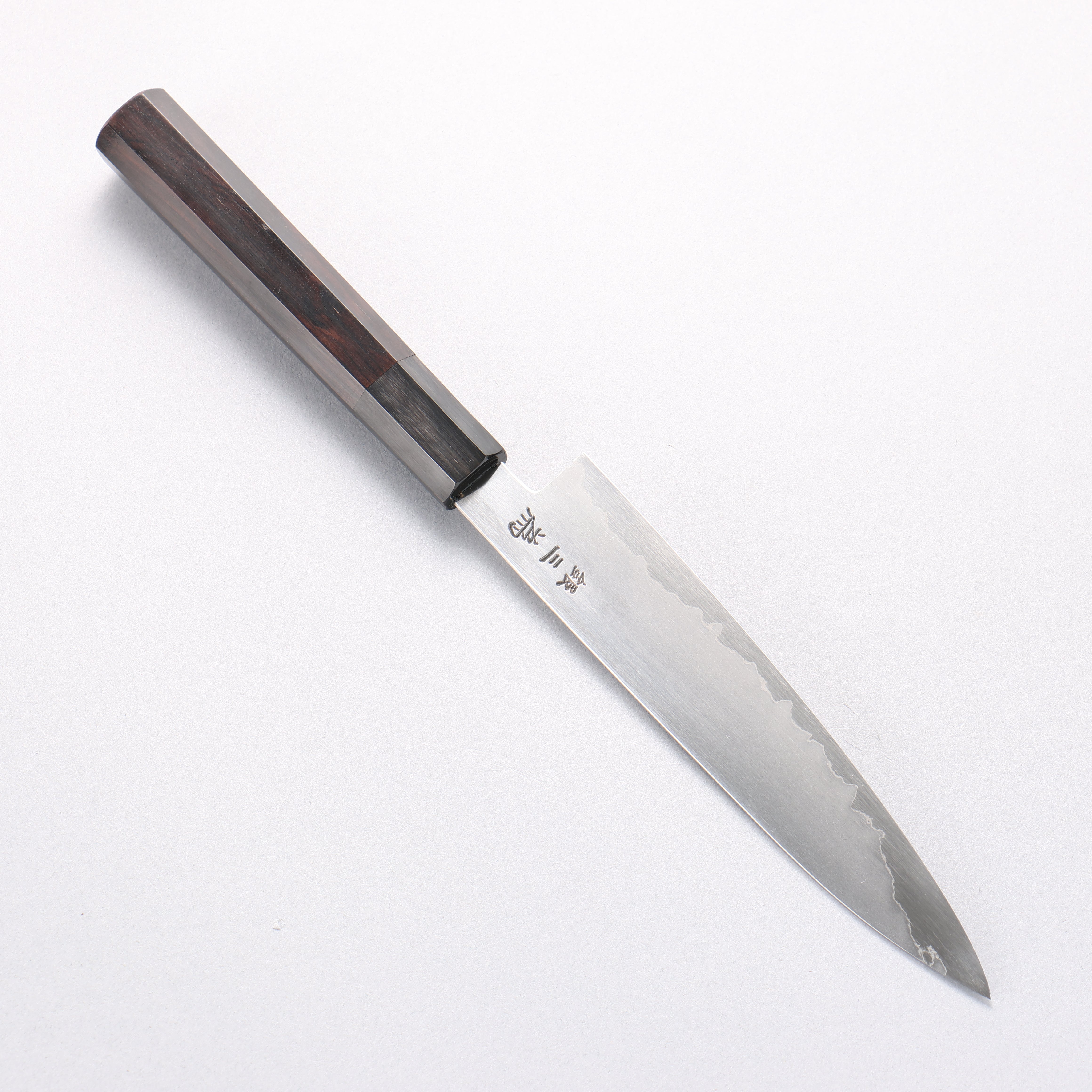 Sakai Takayuki Silver Steel No.3 Petty-Utility 150mm Ebony Wood Handle - Japanny - Best Japanese Knife