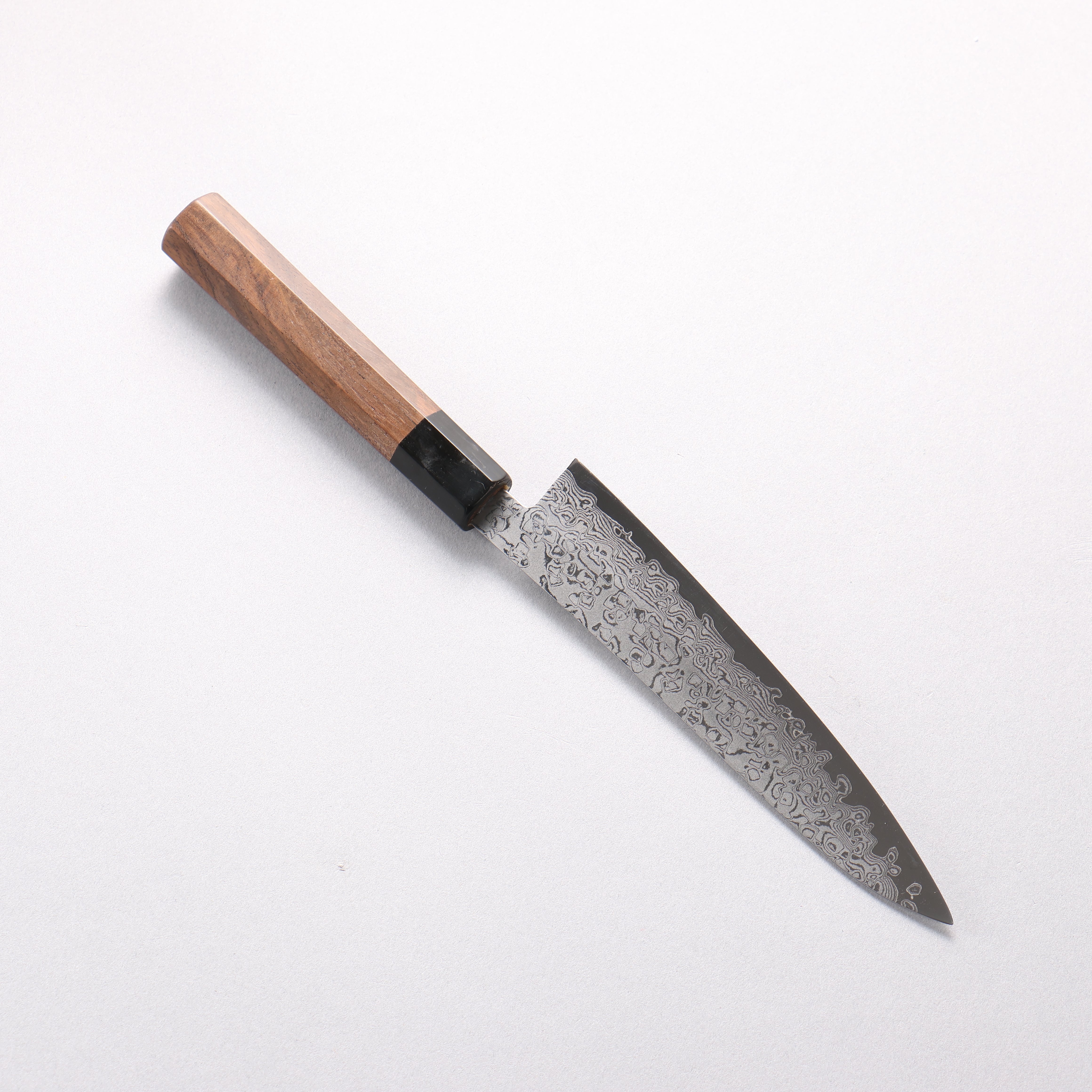 Shigeki Tanaka VG10 17 Layer Damascus Petty-Utility 150mm Walnut Handle - Japanny - Best Japanese Knife