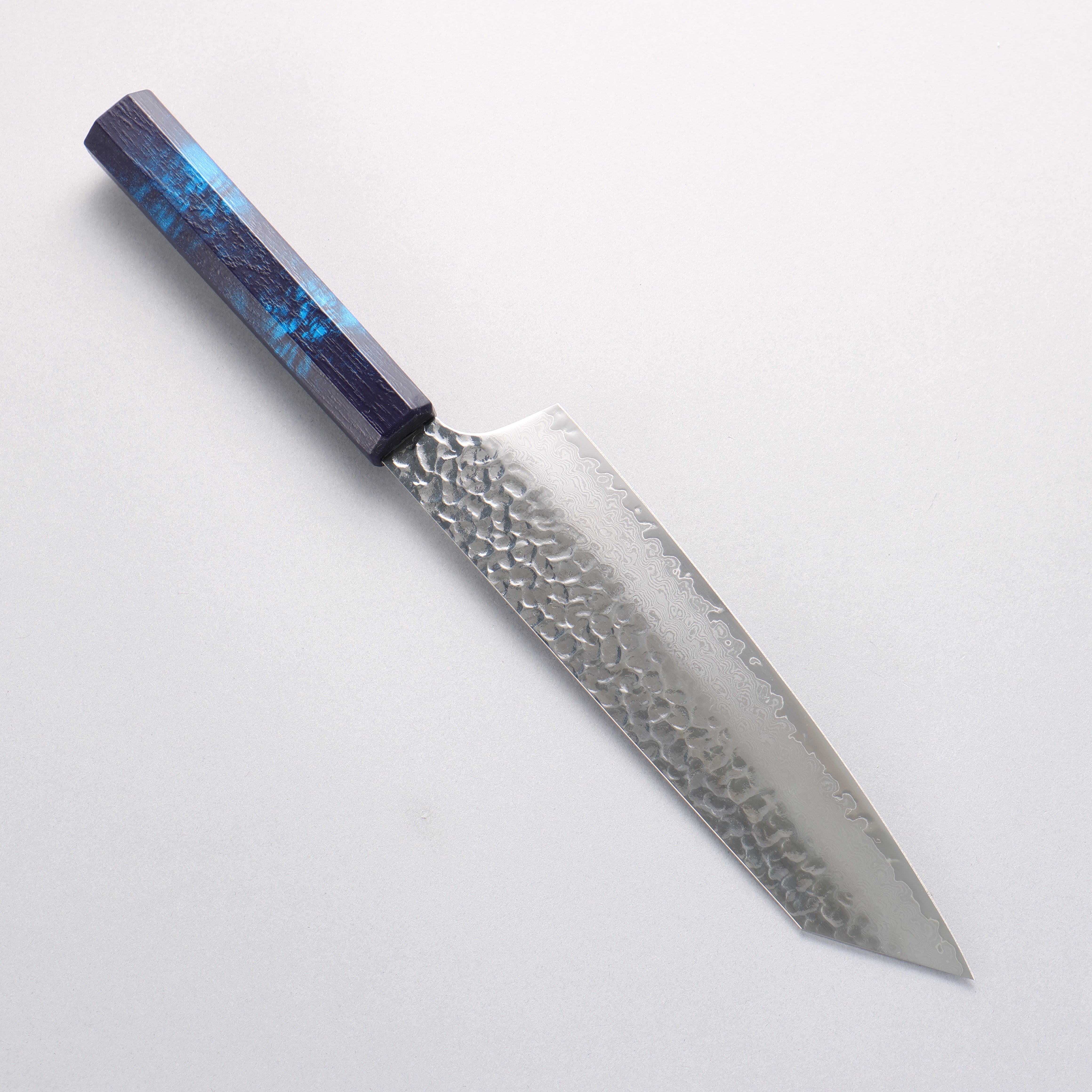 Sakai Takayuki Nanairo VG10 33 Layer Kengata Gyuto 190mm ABS resin(Turquoise tortoiseshell) Handle - Japanny - Best Japanese Knife