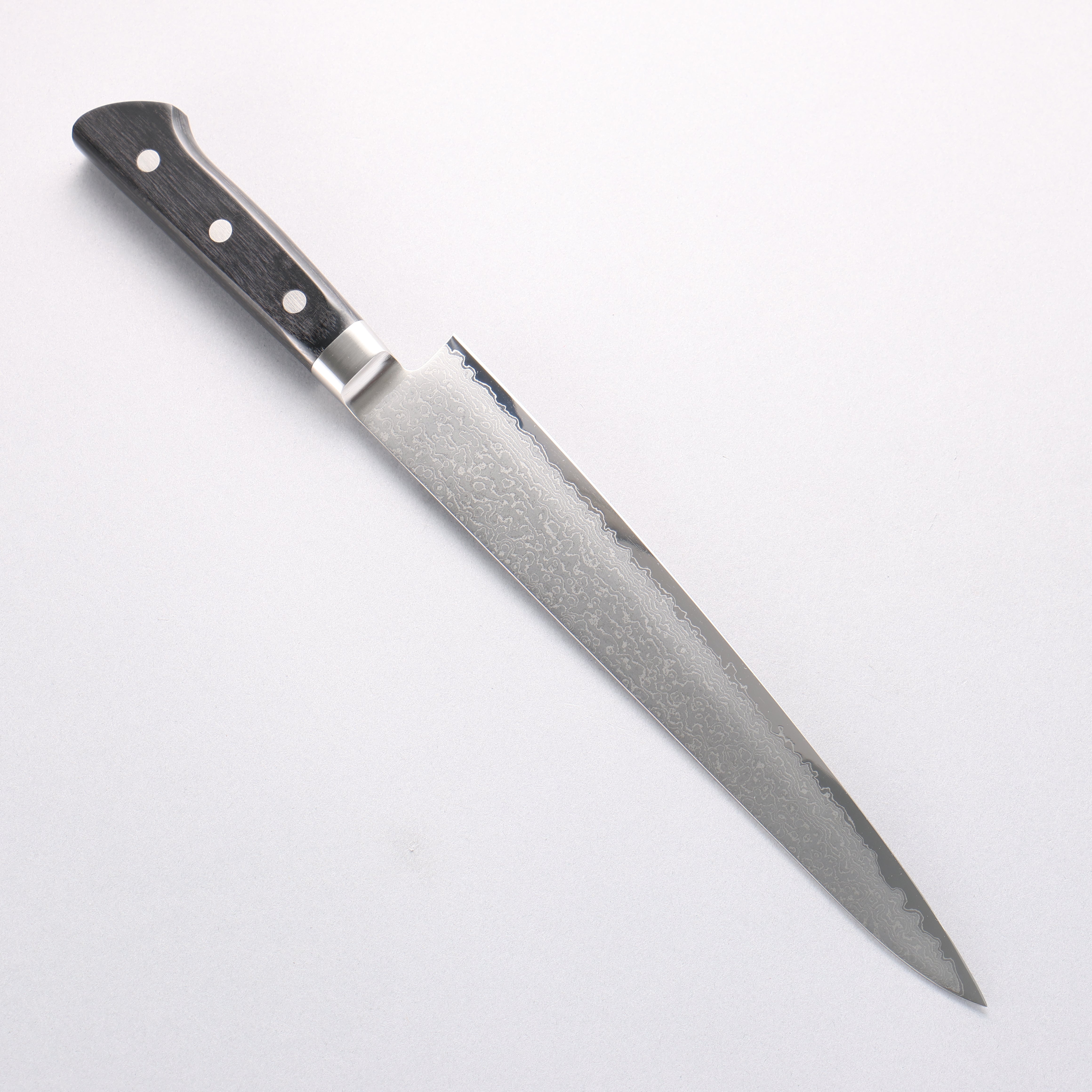 Sakai Takayuki Molybdenum 63 Layer Damascus Sujihiki 240mm - Japanny - Best Japanese Knife