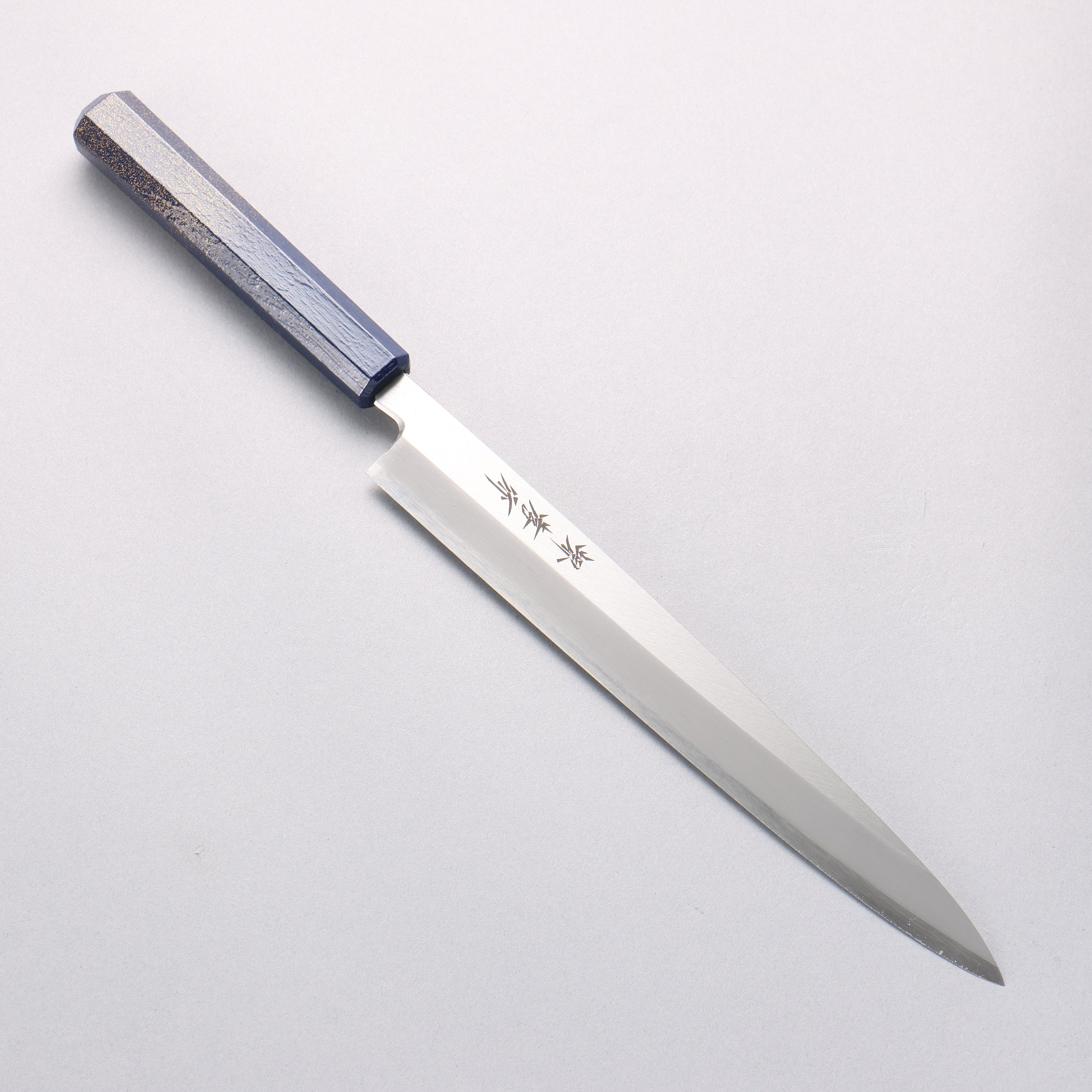 Sakai Takayuki Nanairo INOX Molybdenum Yanagiba 240mm ABS resin(Turquoise pearl) Handle - Japanny - Best Japanese Knife