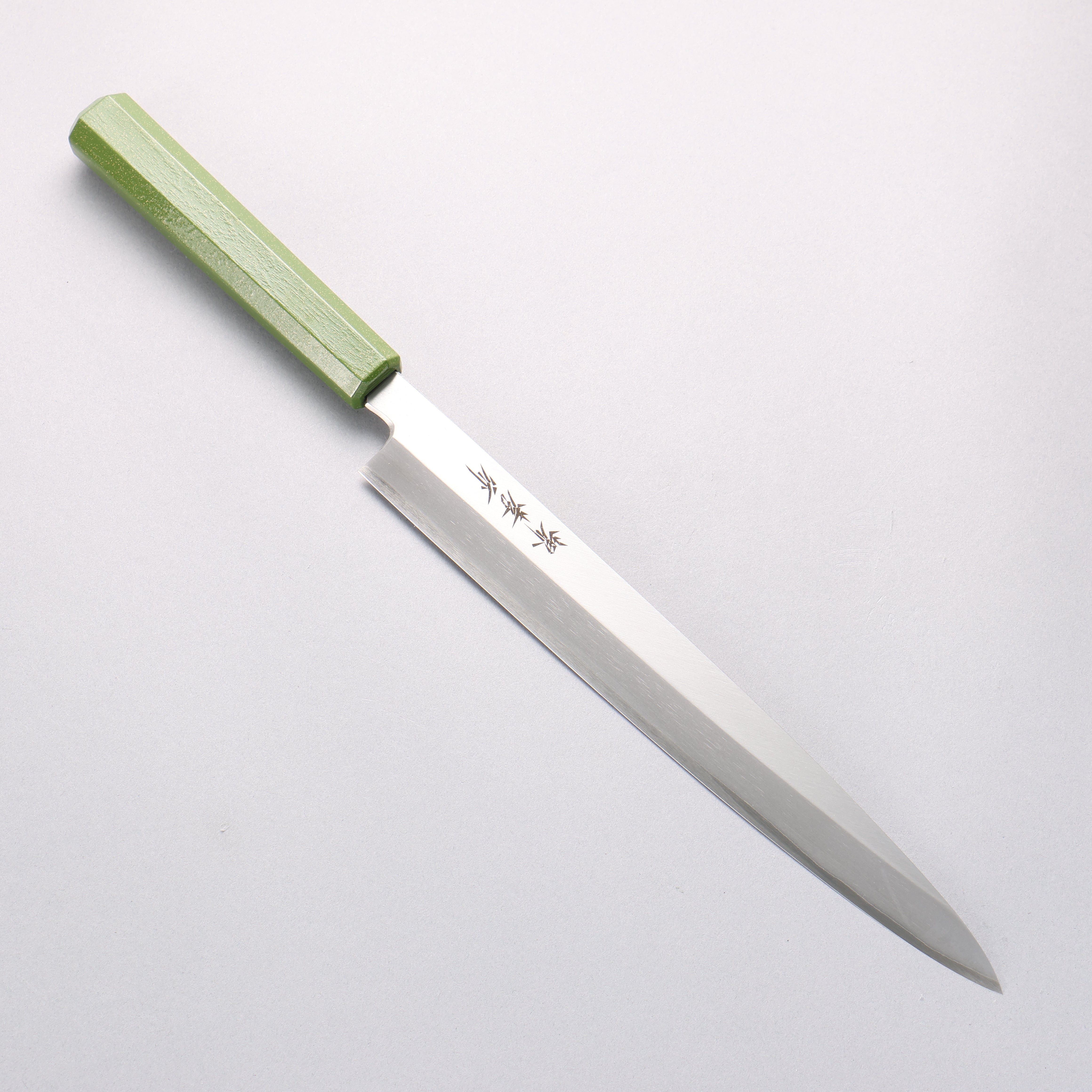 Sakai Takayuki Nanairo INOX Molybdenum Yanagiba 270mm ABS resin(Green pearl) Handle - Japanny - Best Japanese Knife