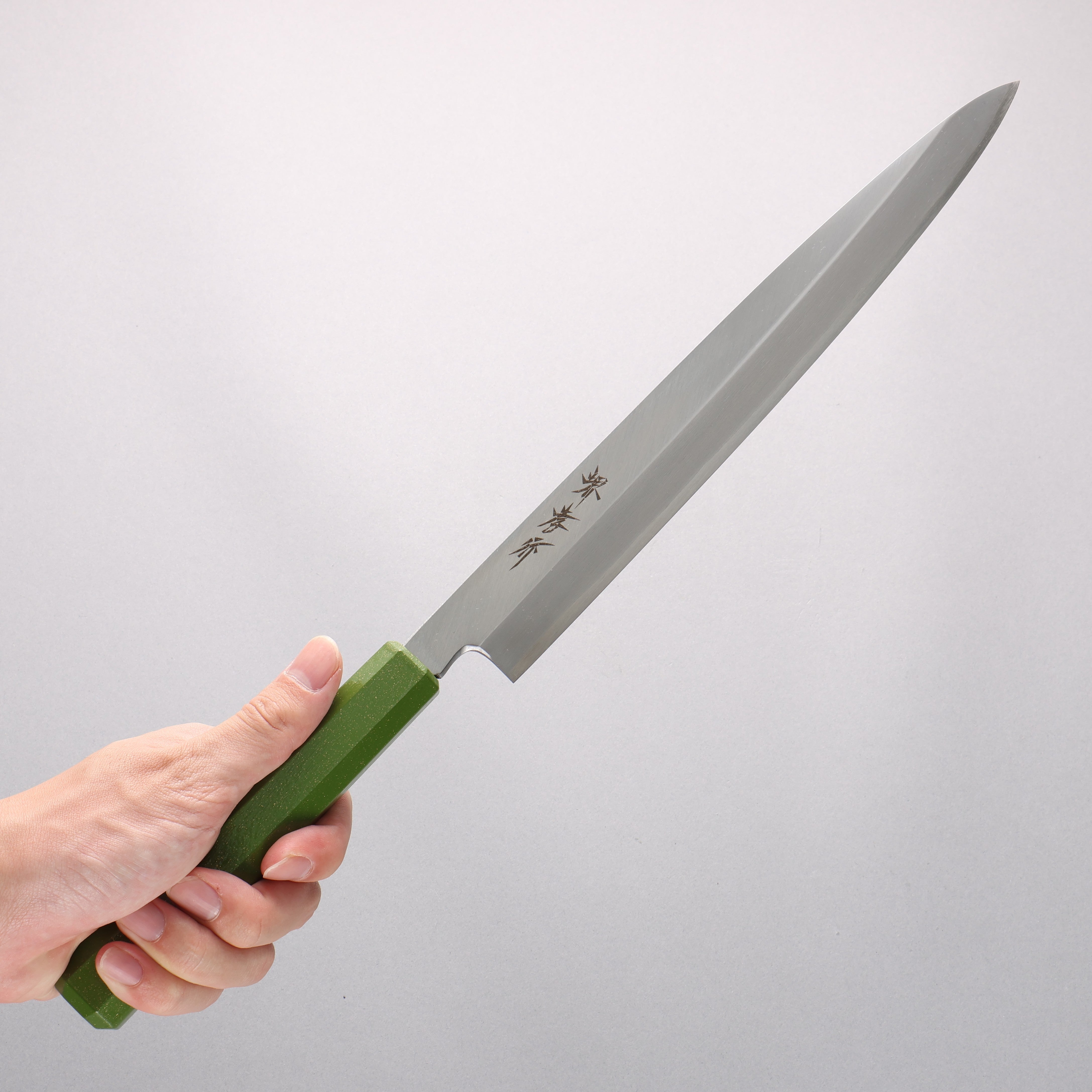 Sakai Takayuki Nanairo INOX Molybdenum Yanagiba 270mm ABS resin(Green pearl) Handle - Japanny - Best Japanese Knife