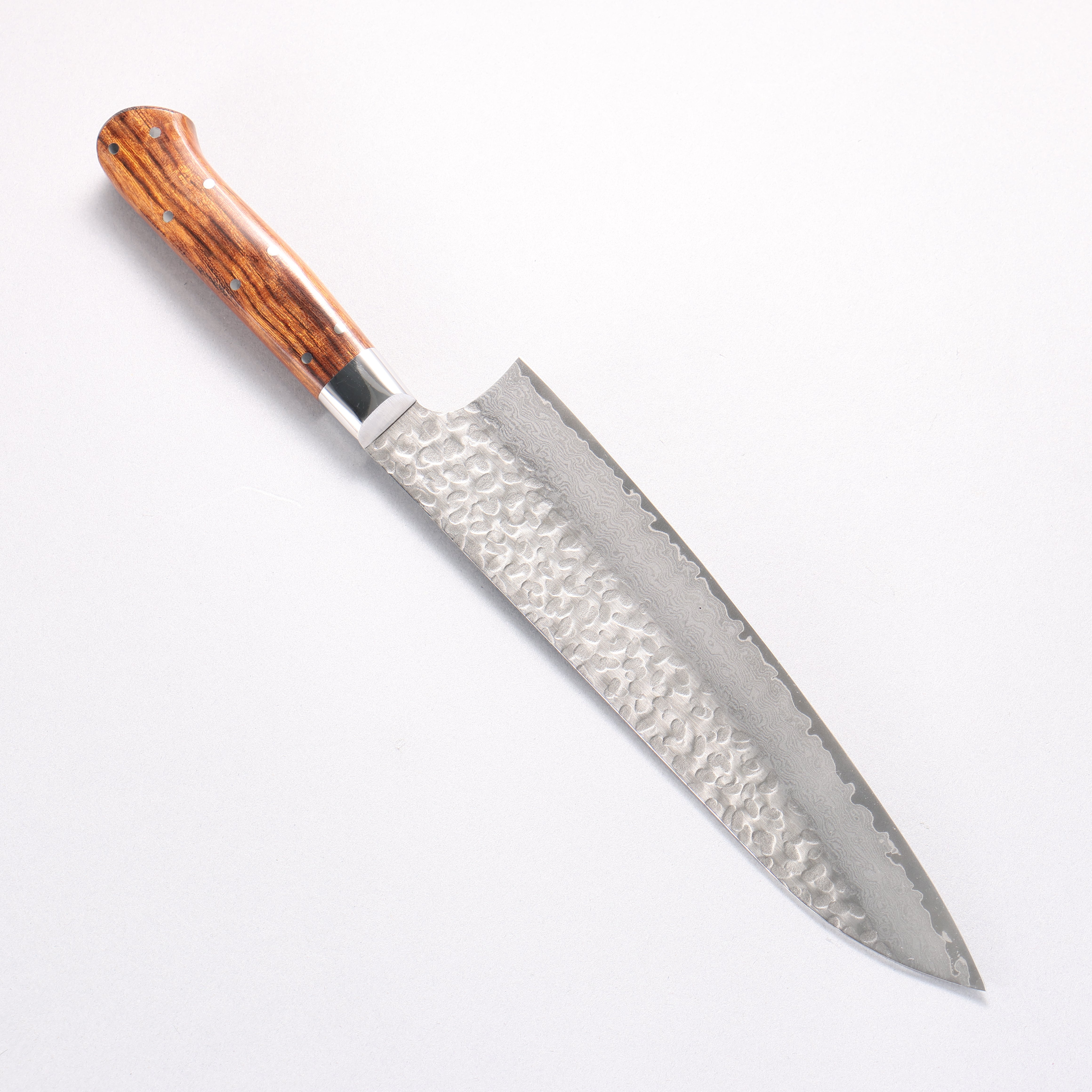Sakai Takayuki VG10 33 Layer Damascus Gyuto 210mm Desert Ironwood(Sugihara model) Handle - Japanny - Best Japanese Knife