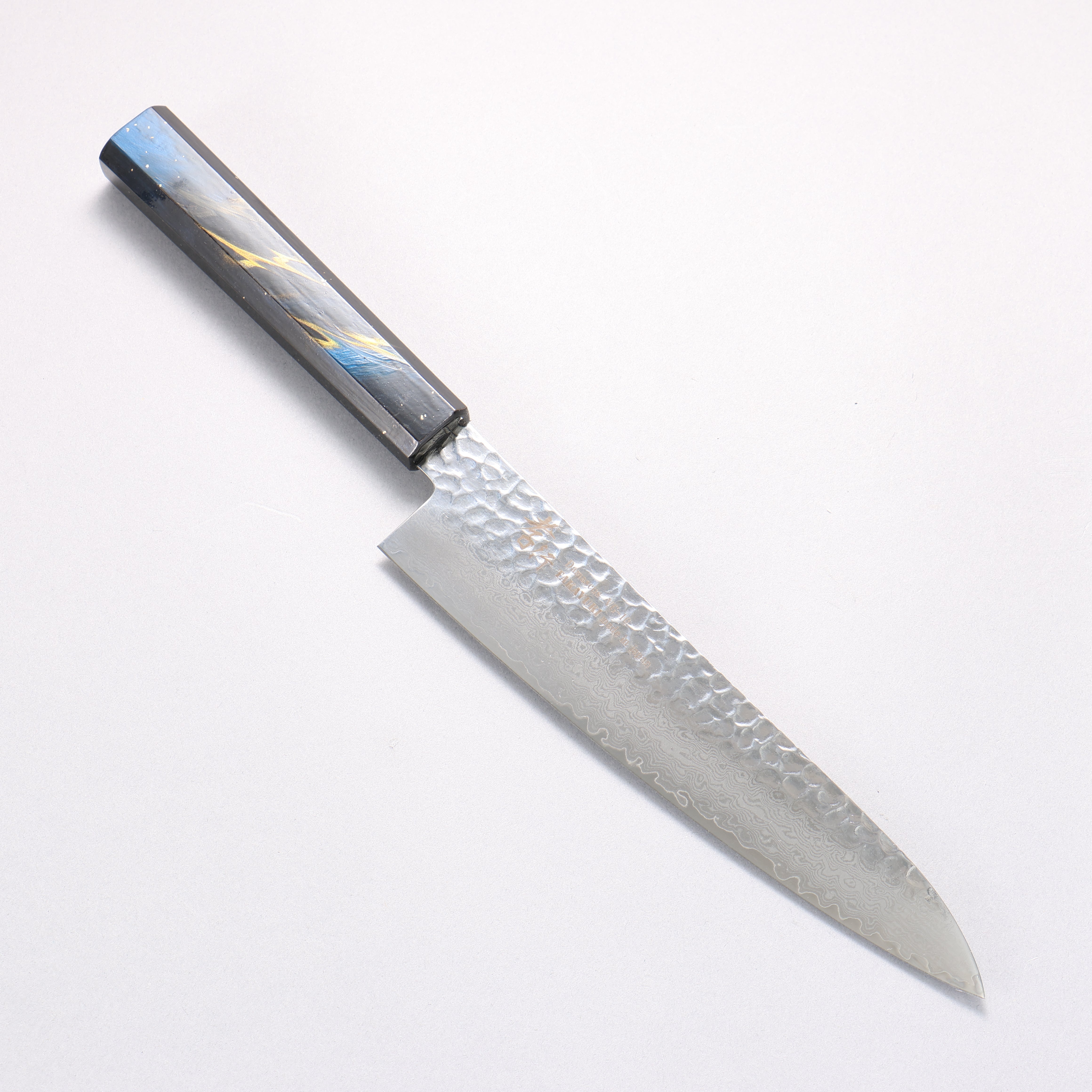 Sakai Takayuki VG10 33 Layer Damascus Gyuto 210mm Live oak Lacquered (Saiu) Handle - Japanny - Best Japanese Knife