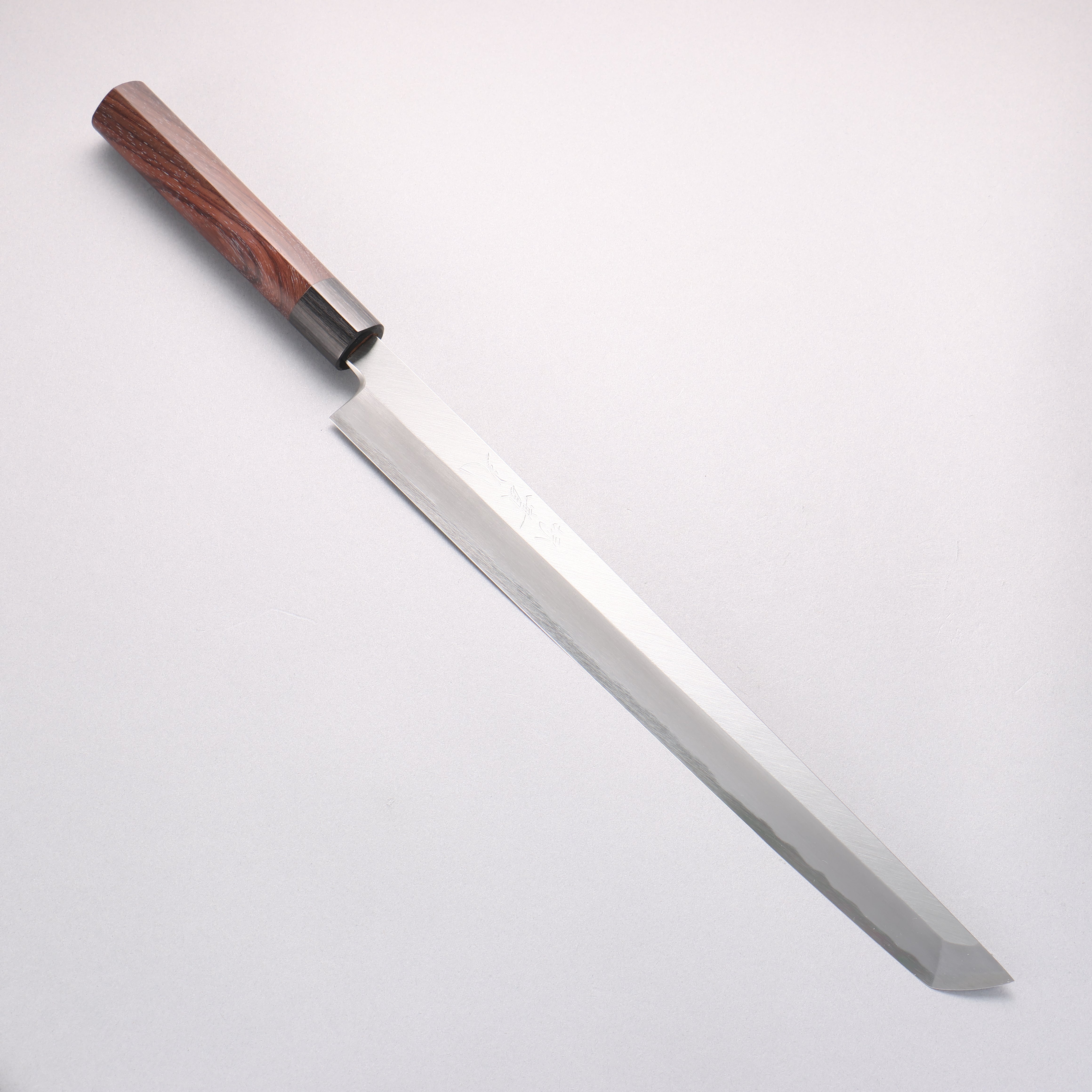 Jikko White Steel No.2 Sakimaru Yanagiba 330mm Shitan Handle - Japanny - Best Japanese Knife