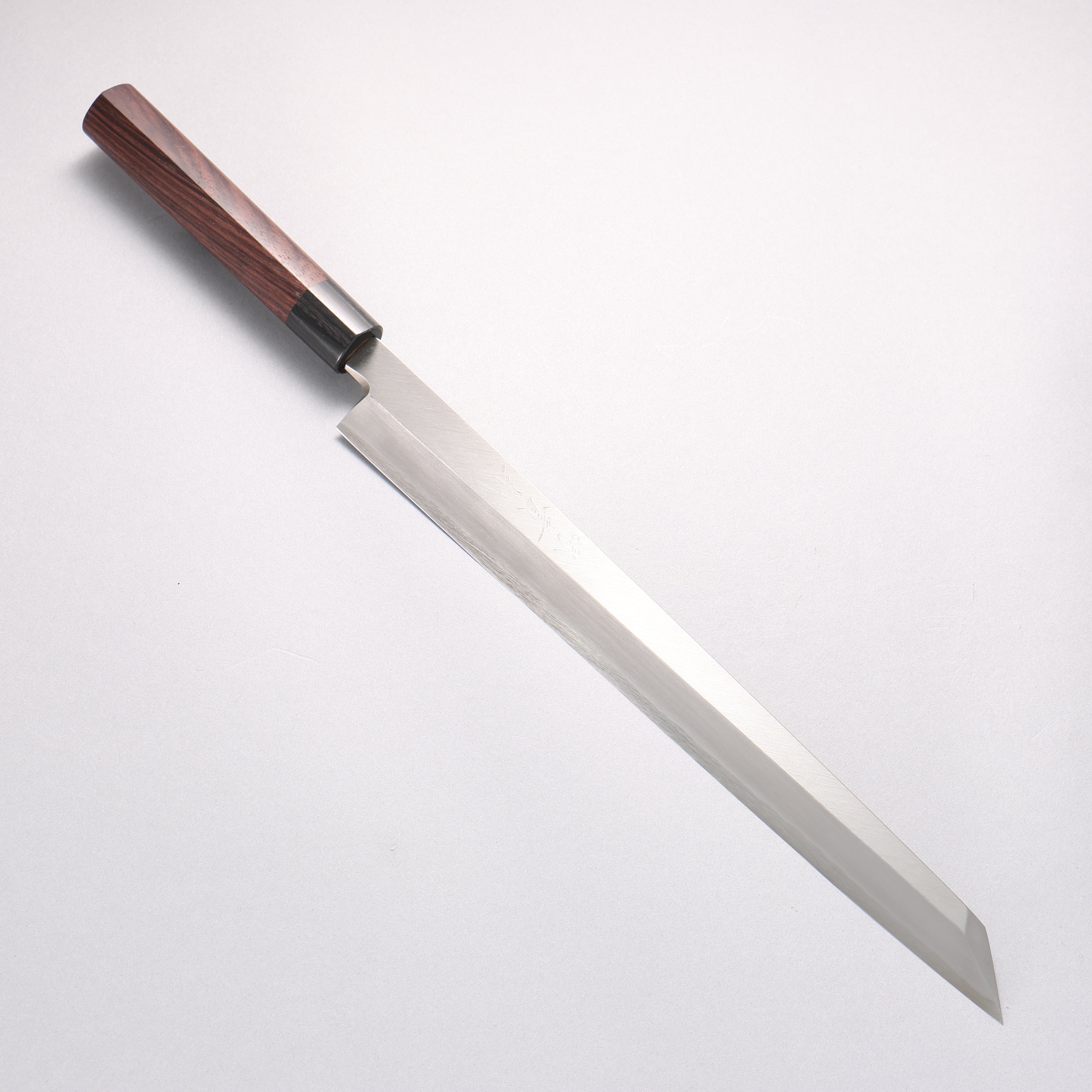 Jikko Silver Steel No.3 Kiritsuke Yanagiba 330mm Shitan Handle - Japanny - Best Japanese Knife