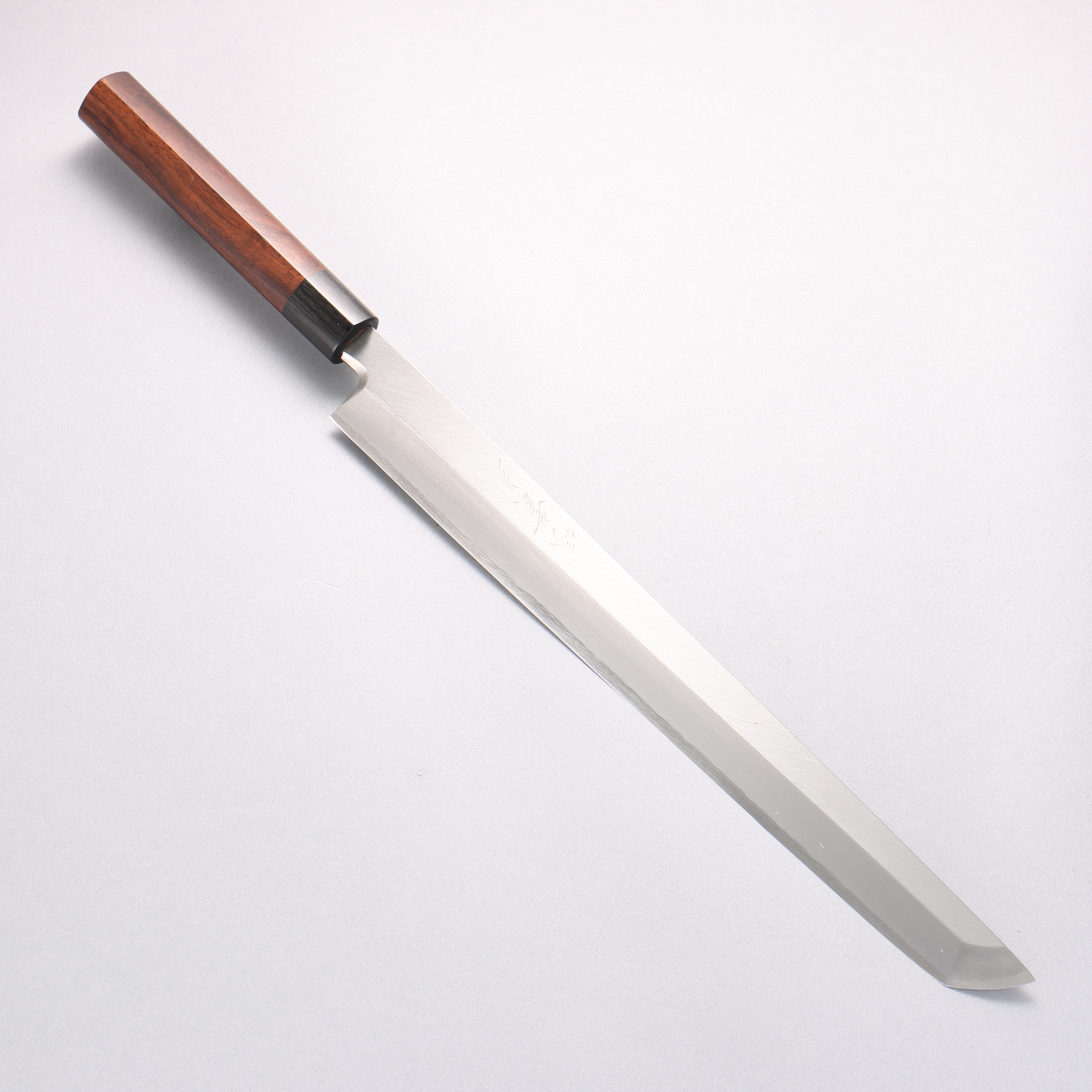 Jikko Silver Steel No.3 Sakimaru Yanagiba 330mm Shitan Handle - Japanny - Best Japanese Knife