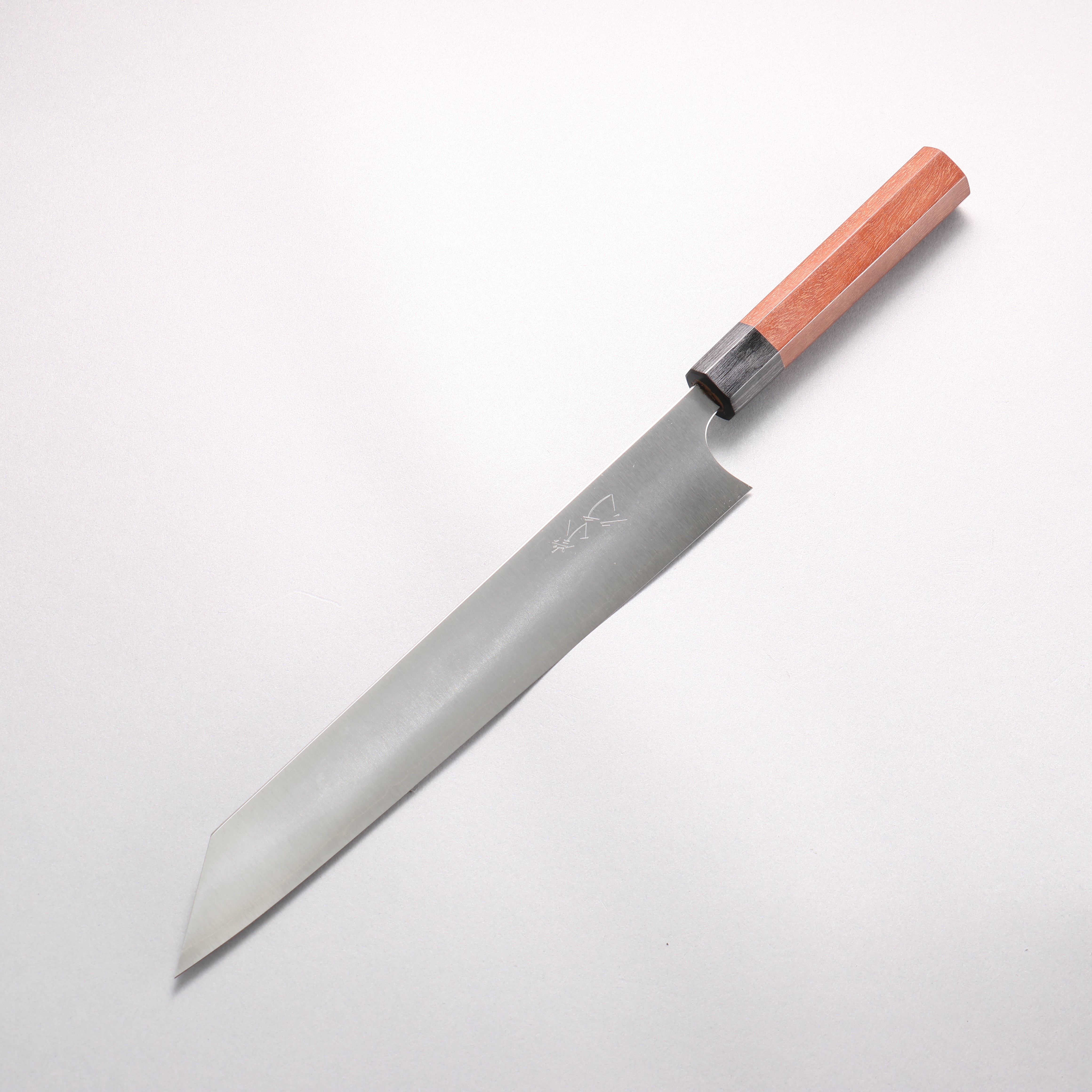 Shibata Takayuki Koutetsu Blue Super Sujihiki 270mm Rosewood (Ferrule: Black Pakka Wood) Handle - Japanny - Best Japanese Knife