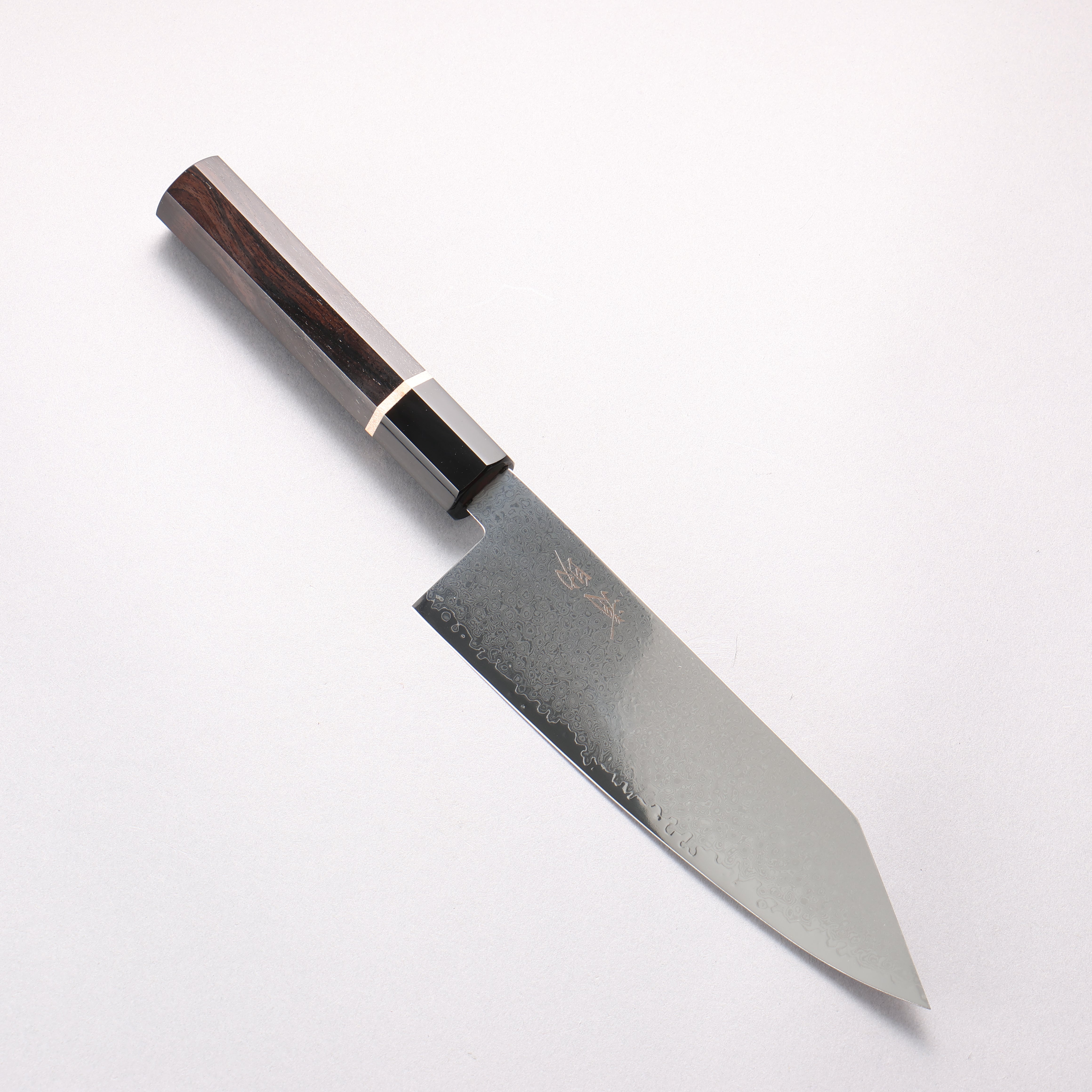 Seisuke VG10 33 Layer Damascus Bunka 180mm Ebony Wood(With White Ring) Handle - Japanny - Best Japanese Knife
