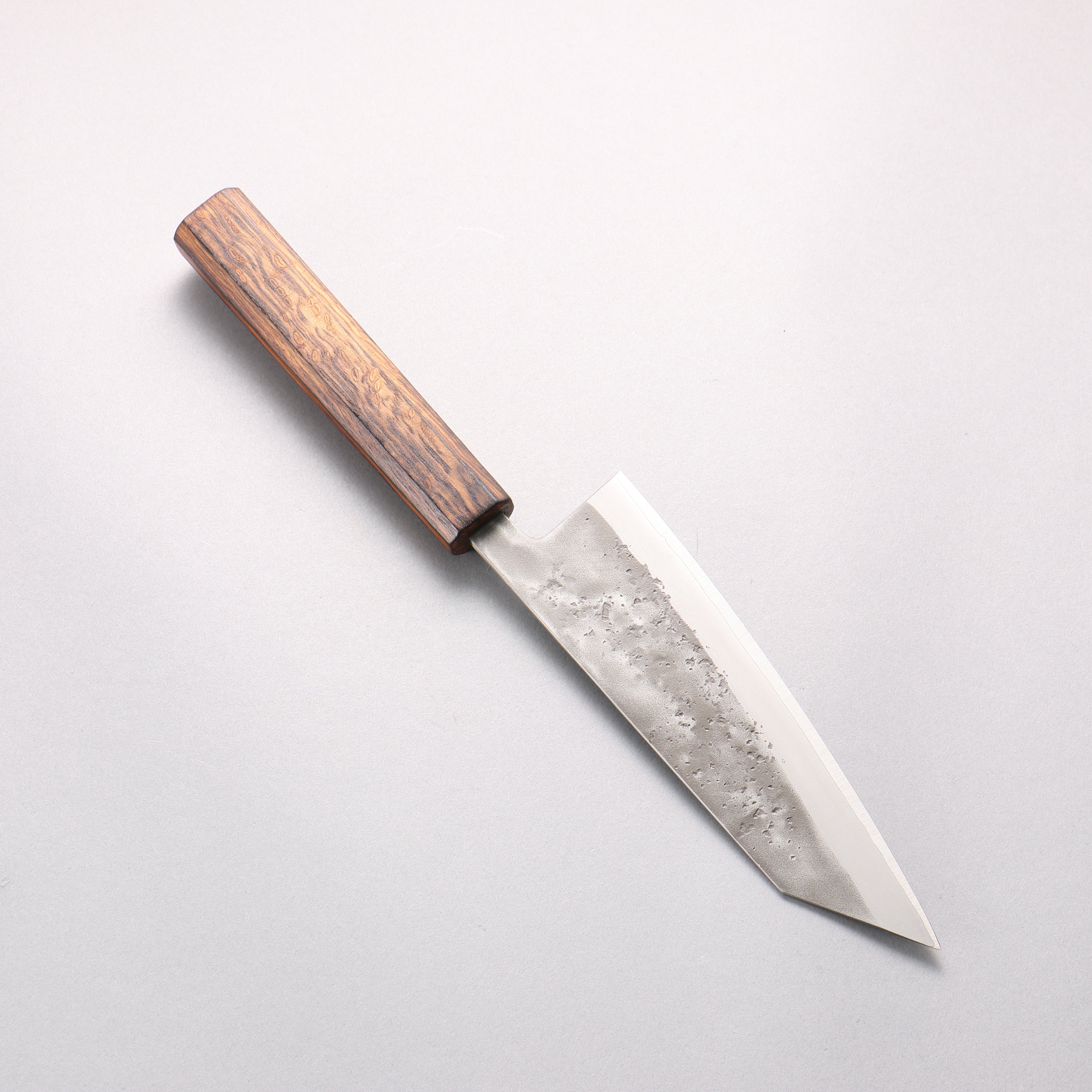 Oul SLD Nashiji Bunka 170mm Oak (Baikoku / Soot Black) Handle - Japanny - Best Japanese Knife