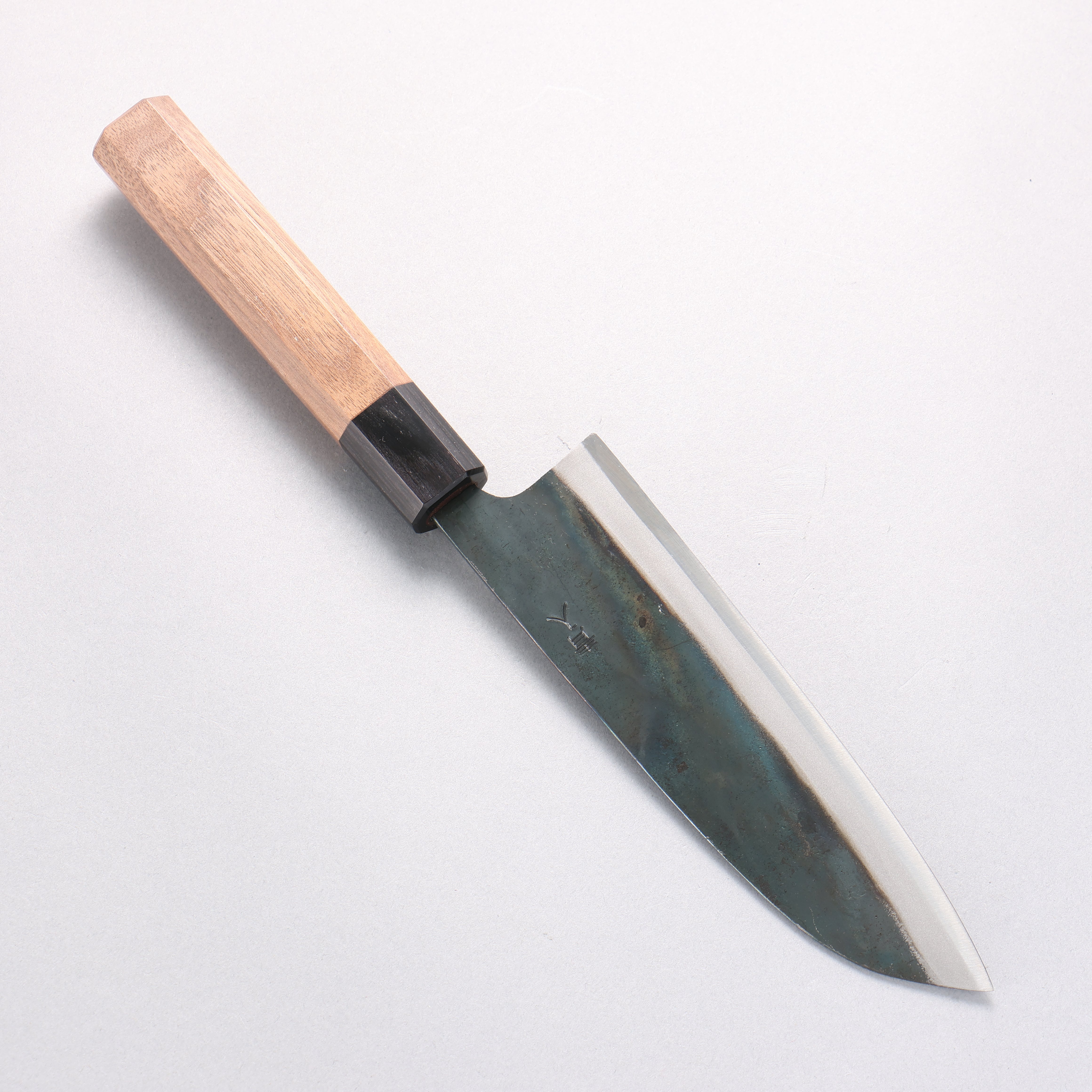Sakai Takayuki Blue Steel No.2 Kurouchi Santoku 170mm - Japanny - Best Japanese Knife