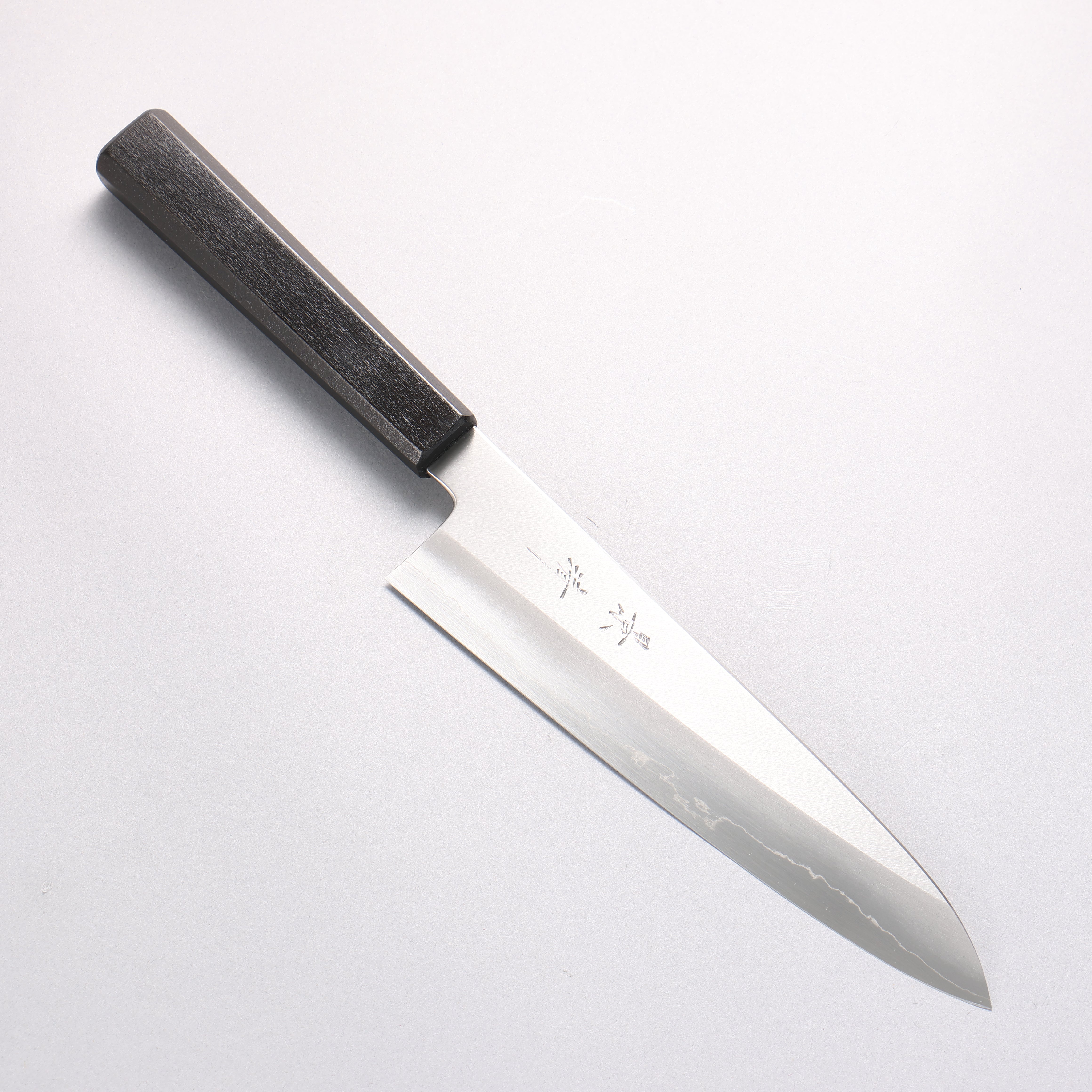 Kagekiyo Silver Steel No.3 Gyuto 210mm Black Lacquered (Magnolia) Handle - Japanny - Best Japanese Knife