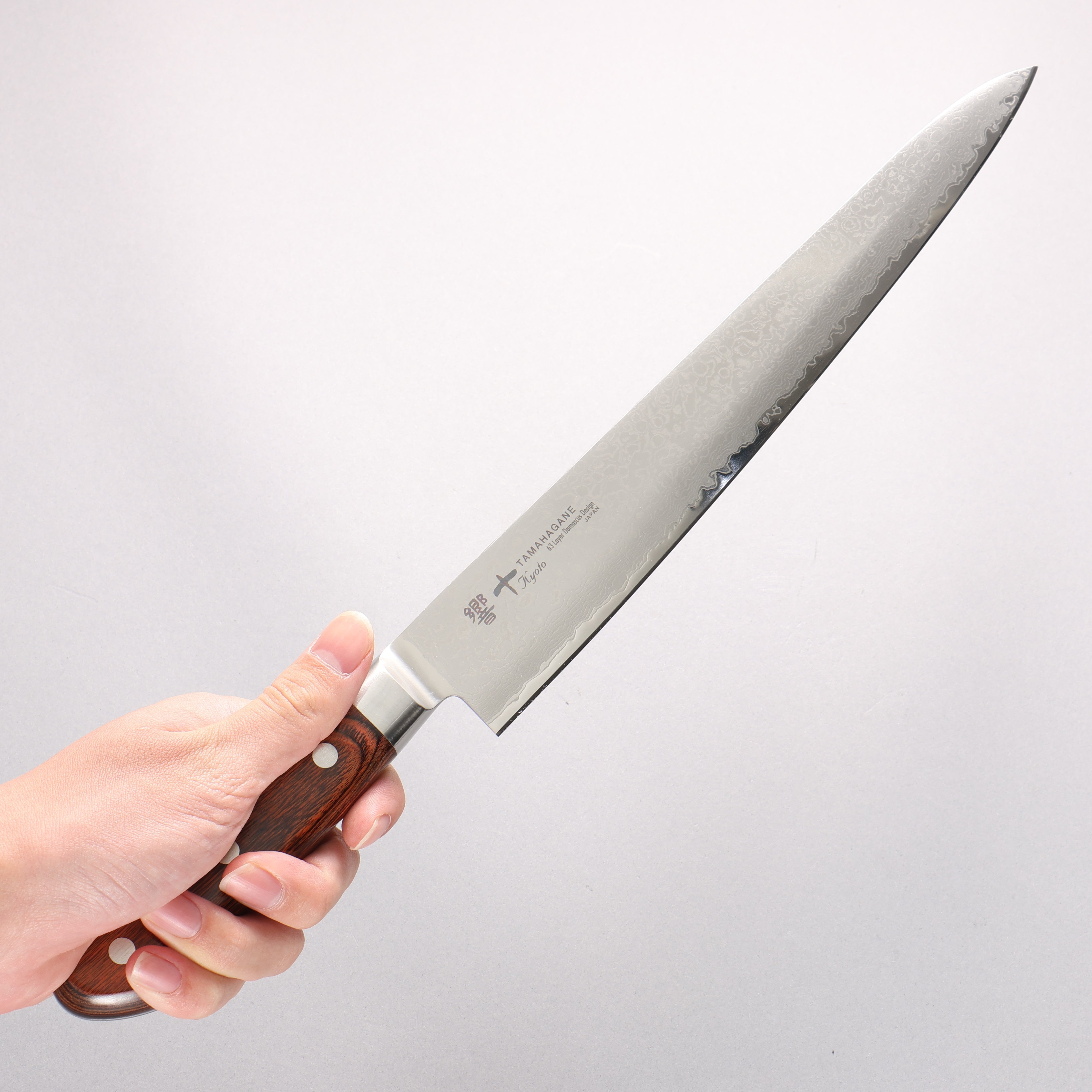 Tamahagane Kyoto 63 Layer Damascus Sujihiki 270mm KP-1112 - Japanny - Best Japanese Knife
