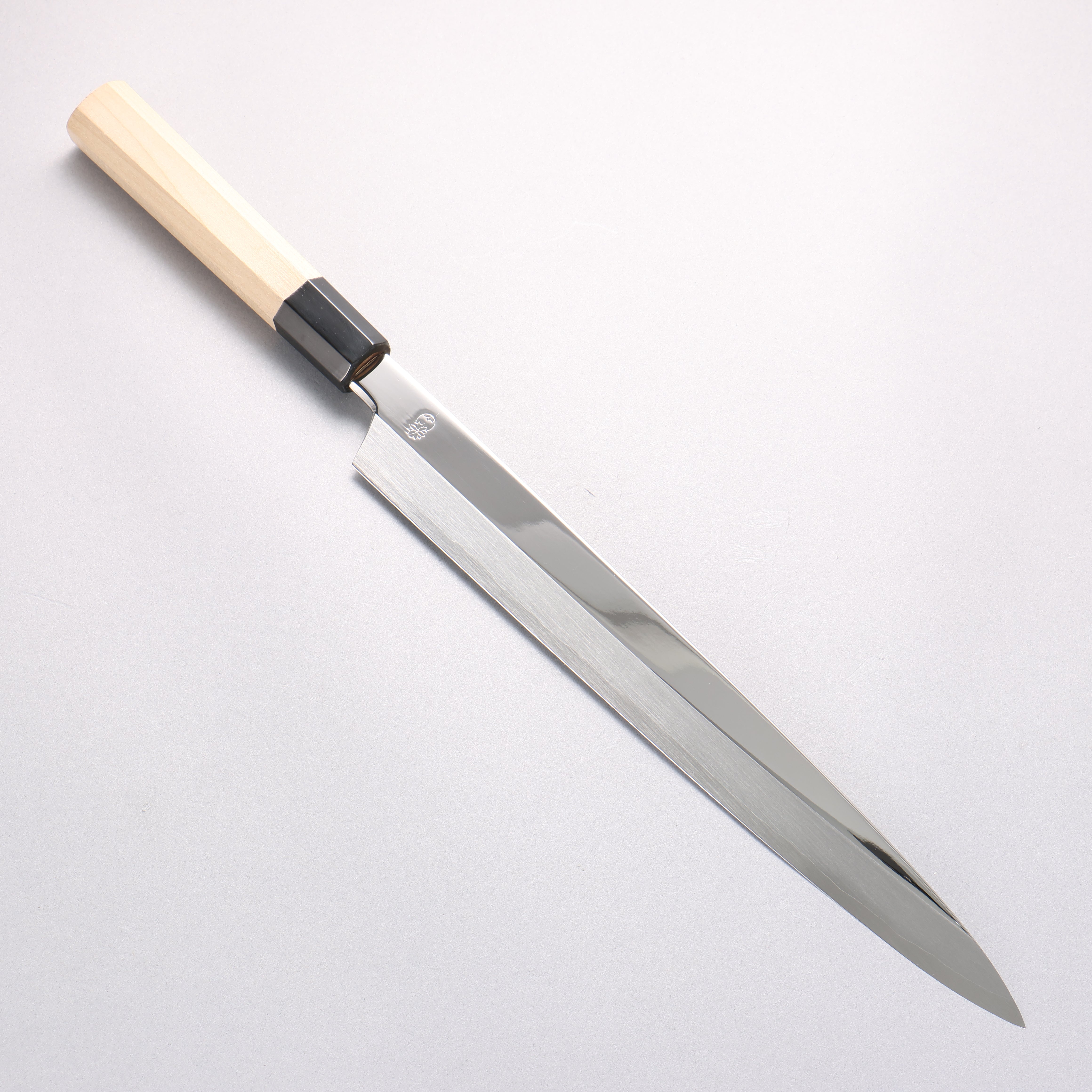 Choyo Silver Steel No.3 Mirrored Finish Yanagiba 300mm Magnolia Handle - Japanny - Best Japanese Knife