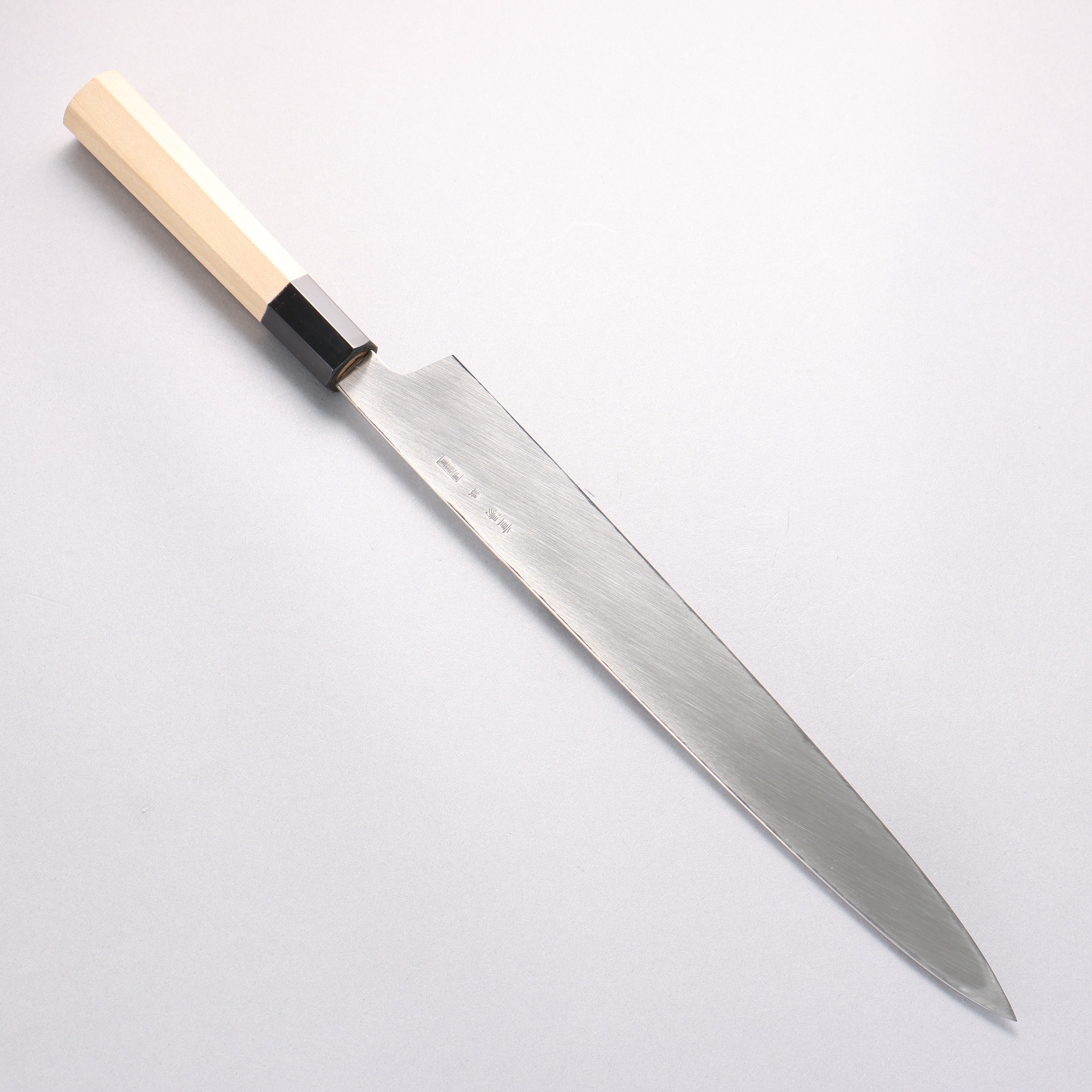 Choyo Silver Steel No.3 Mirrored Finish Yanagiba 300mm Magnolia Handle - Japanny - Best Japanese Knife