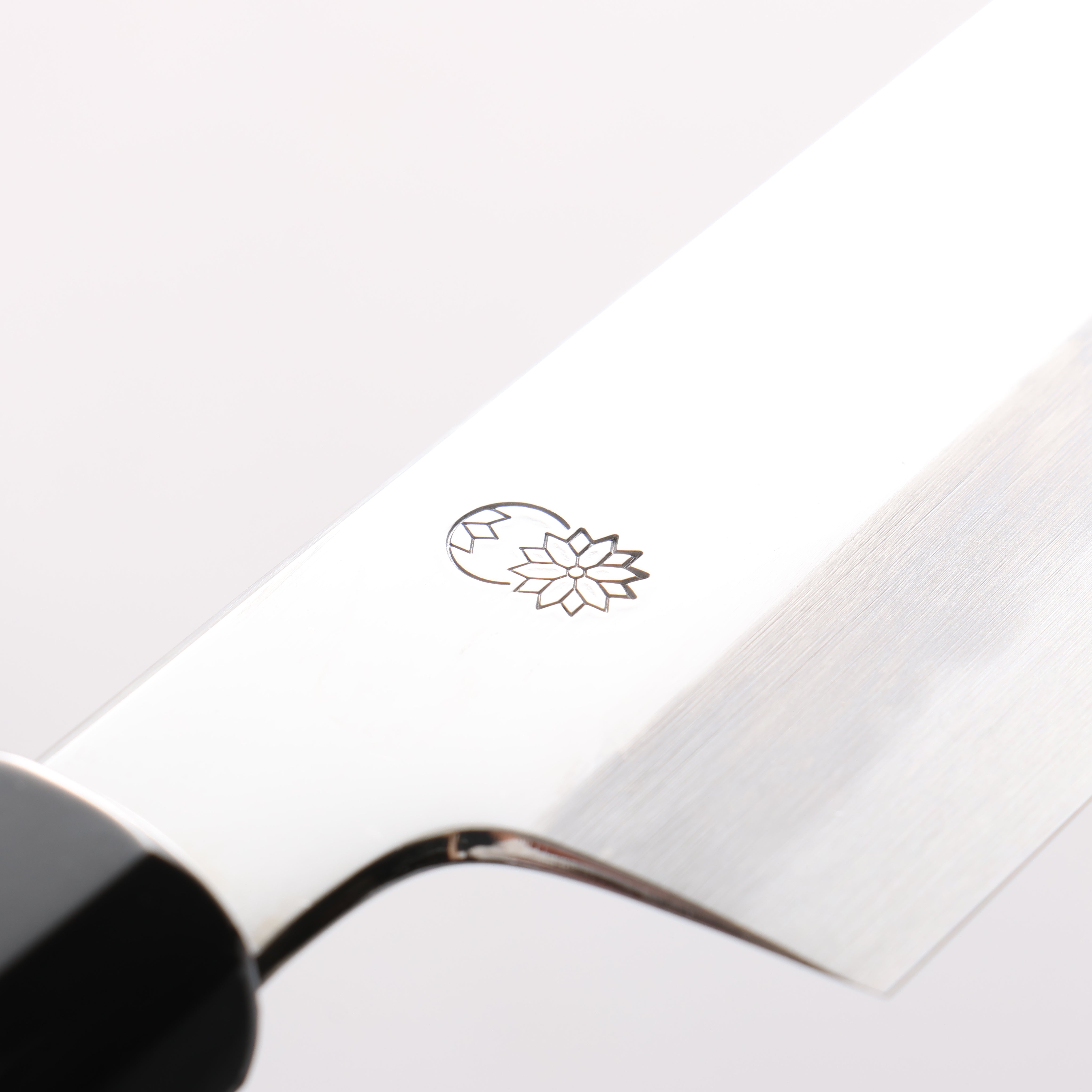 Choyo White Steel Mirrored Finish Kiritsuke Gyuto 210mm Magnolia Handle - Japanny - Best Japanese Knife