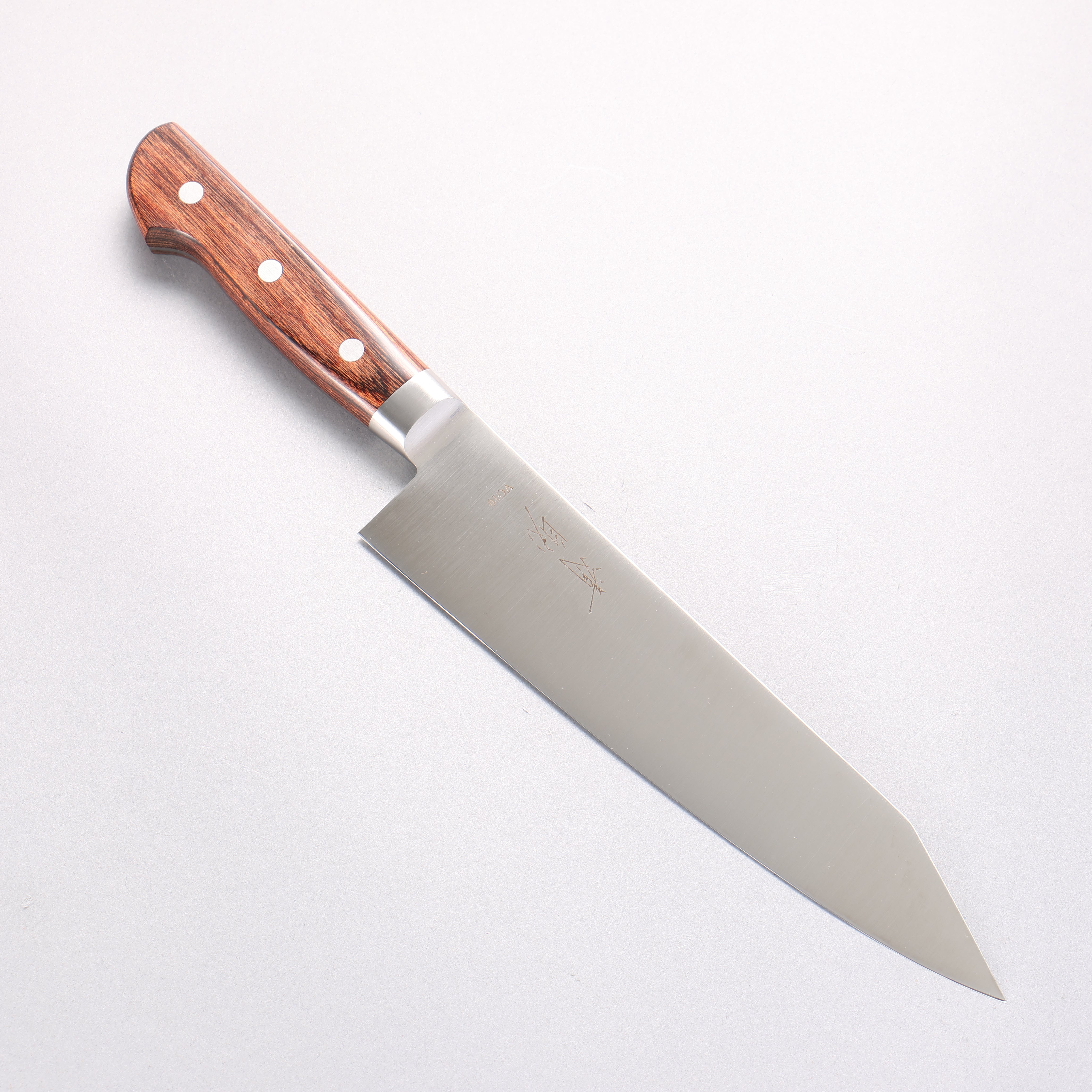 Seisuke VG10 Kiritsuke Gyuto 210mm Mahogany Handle - Japanny - Best Japanese Knife