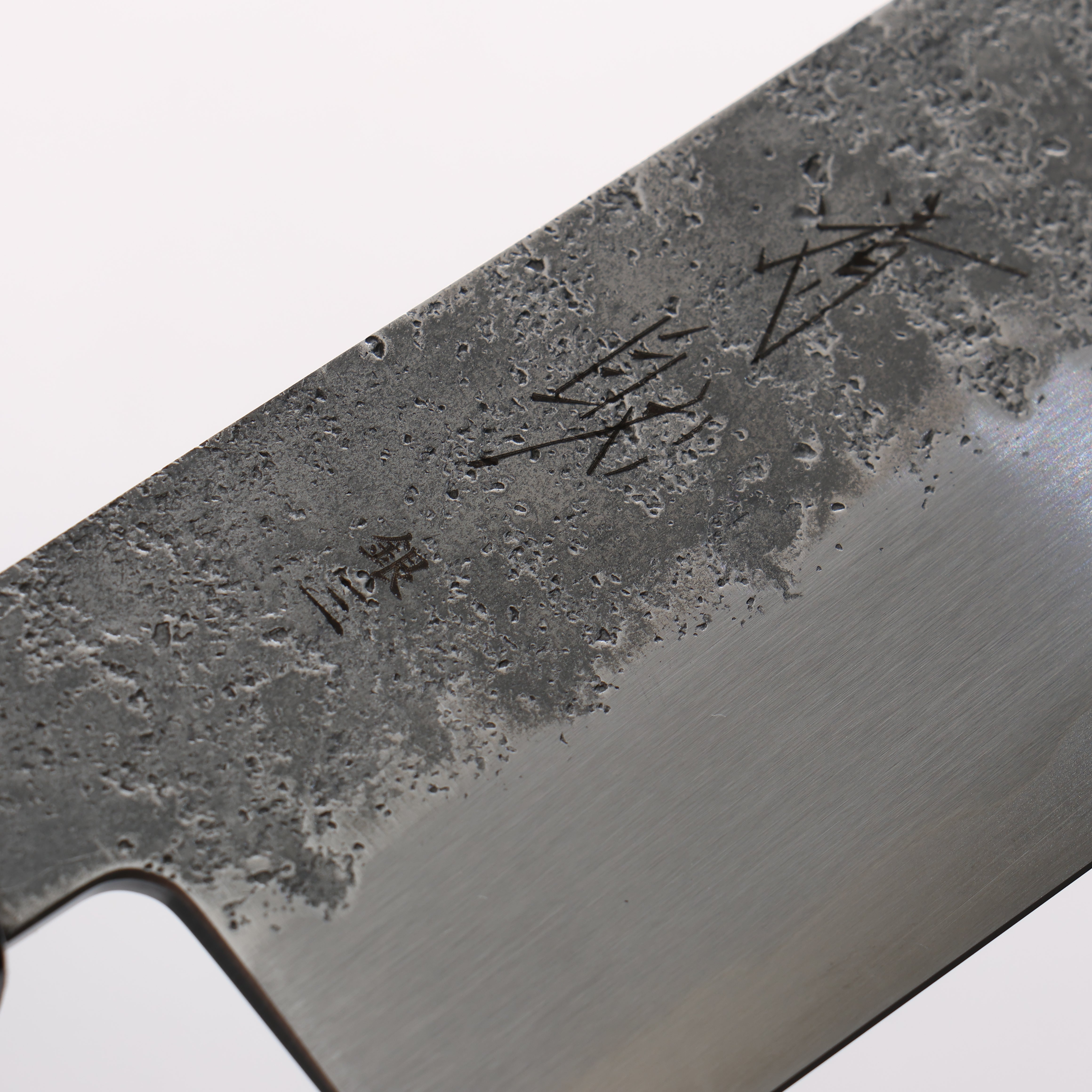 Seisuke Silver Steel No.3 Nashiji Nakiri 165mm Ebony Wood Handle - Japanny - Best Japanese Knife