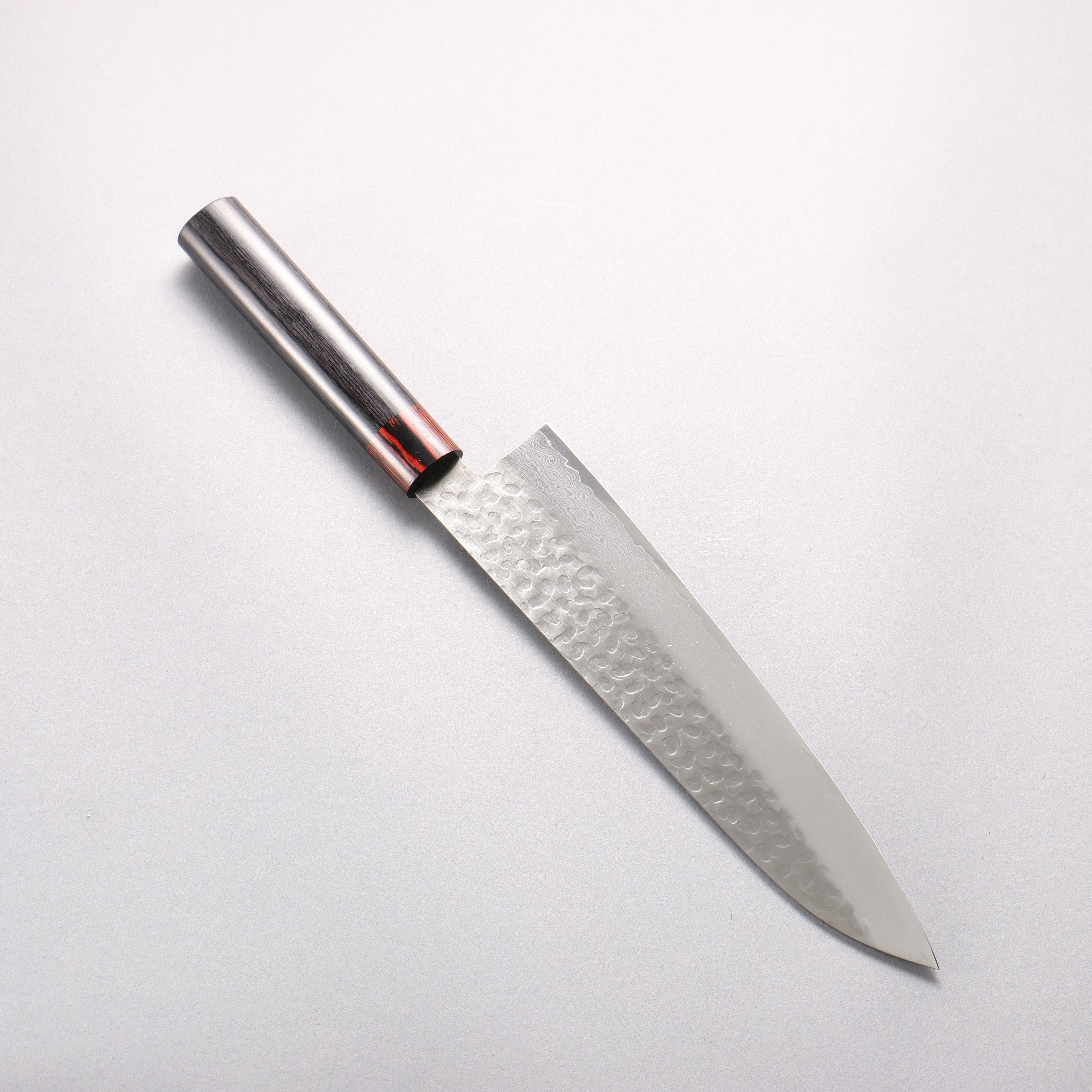 Seisuke VG10 33 Layer Hammered Damascus Gyuto 210mm Black Pakka wood Handle - Japanny - Best Japanese Knife
