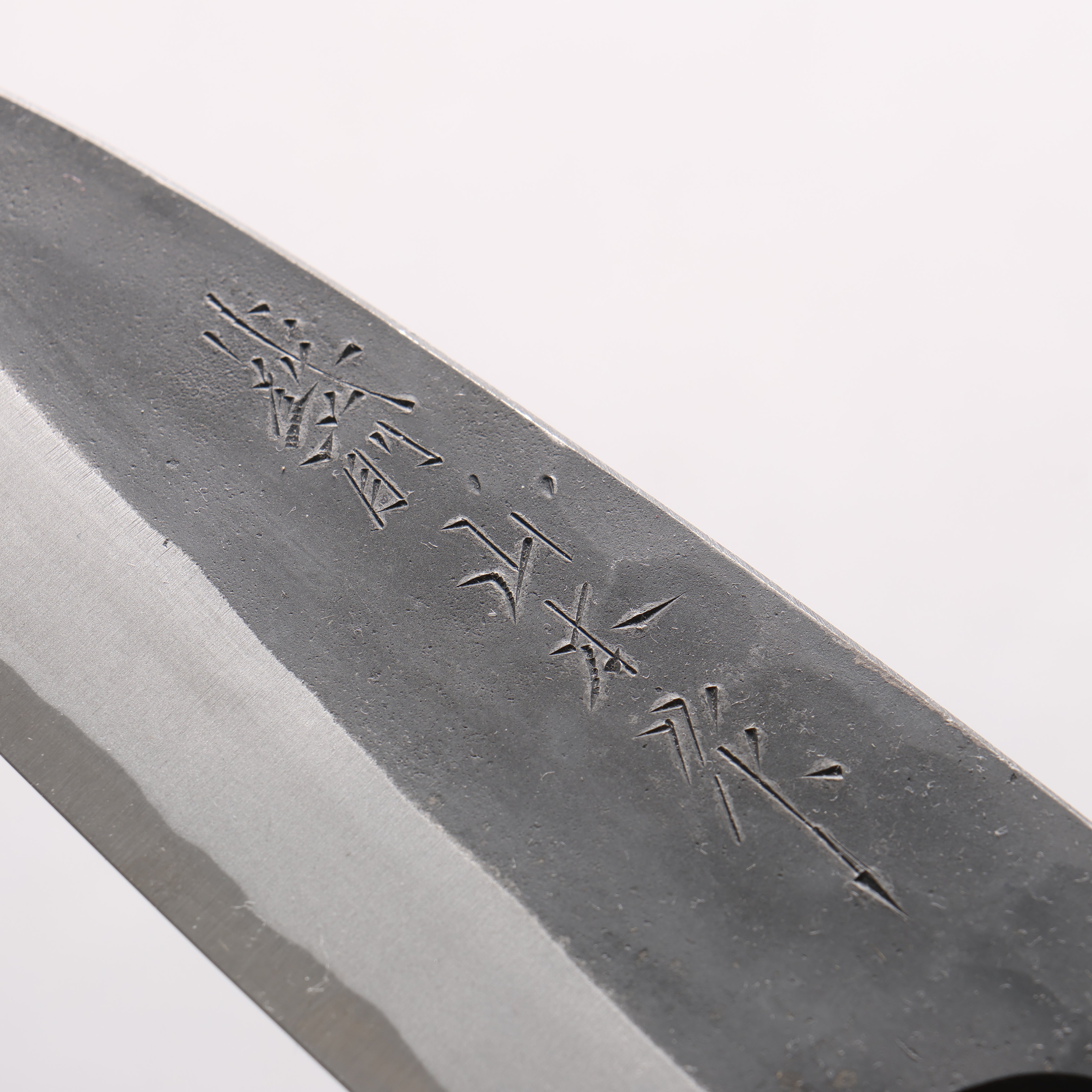 Nao Yamamoto White Steel No.2 Kurouchi Double-sided Deba 150mm Kebony Handle - Japanny - Best Japanese Knife