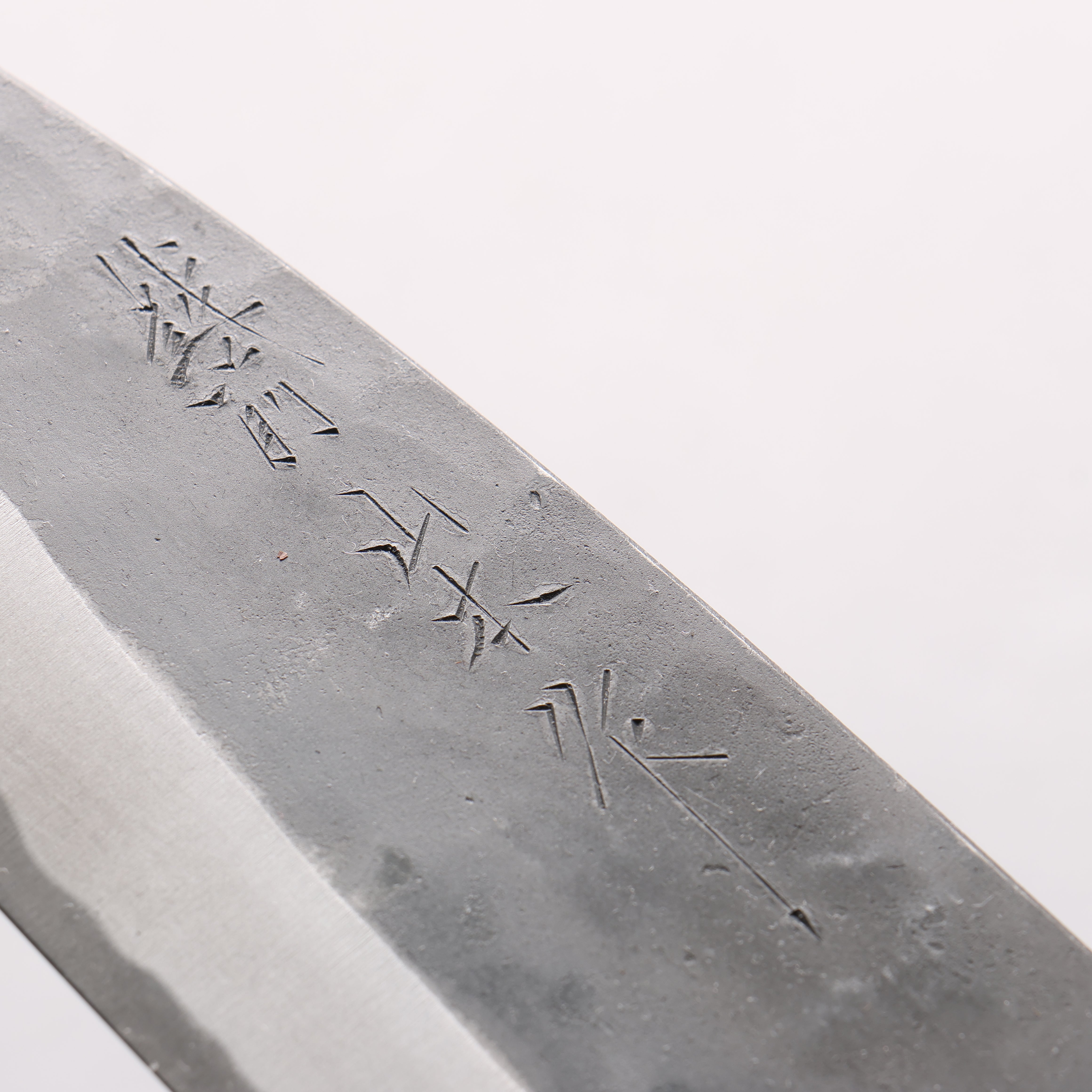 Nao Yamamoto White Steel No.2 Kurouchi Double-sided Deba 165mm Rosewood (Ferrule: Black Pakka Wood) Handle - Japanny - Best Japanese Knife