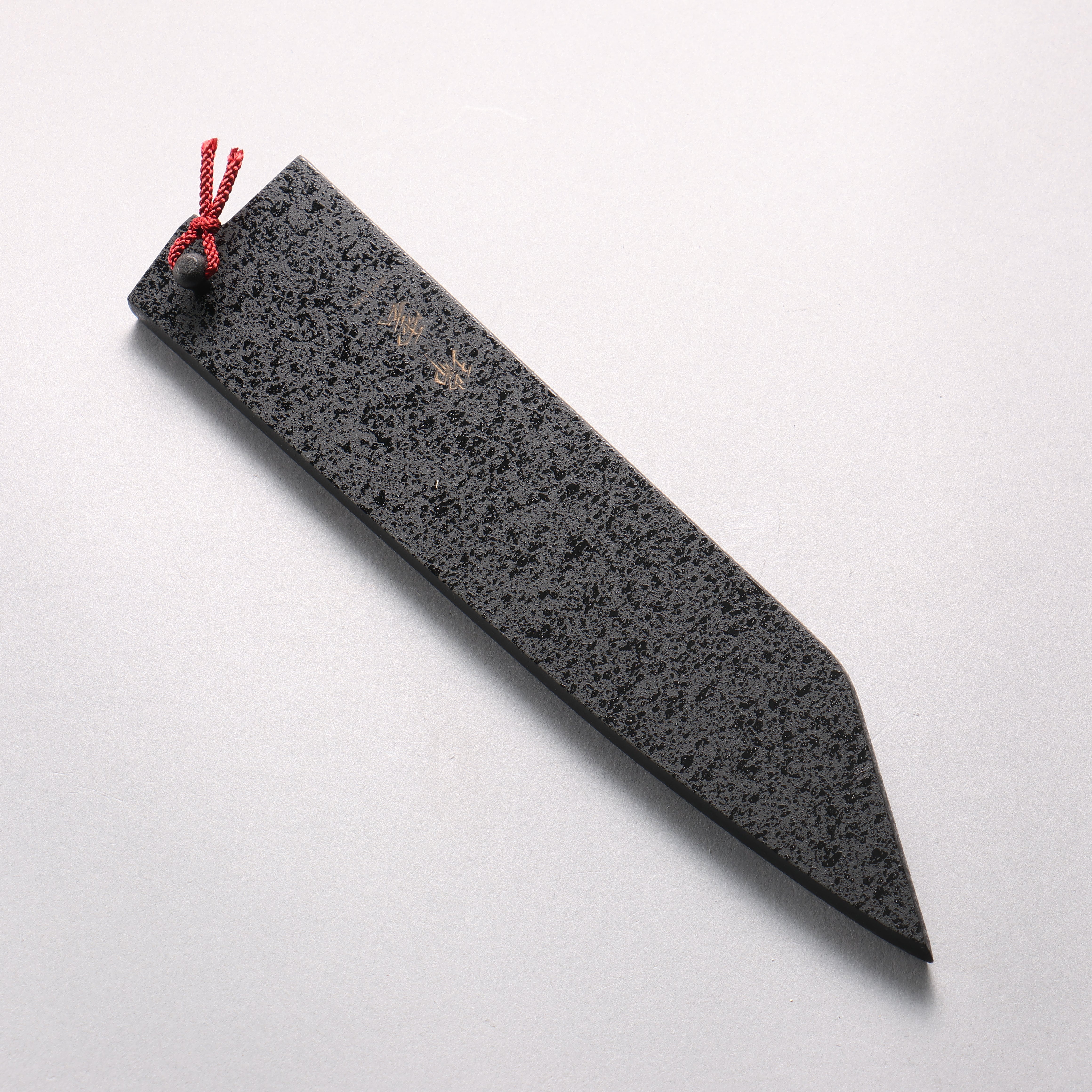 Seki Kanetsugu ZUIUN Kiwami SG2 Damascus DLC Kiritsuke Gyuto 210mm Black Pakka wood Handle with Sheath - Japanny - Best Japanese Knife