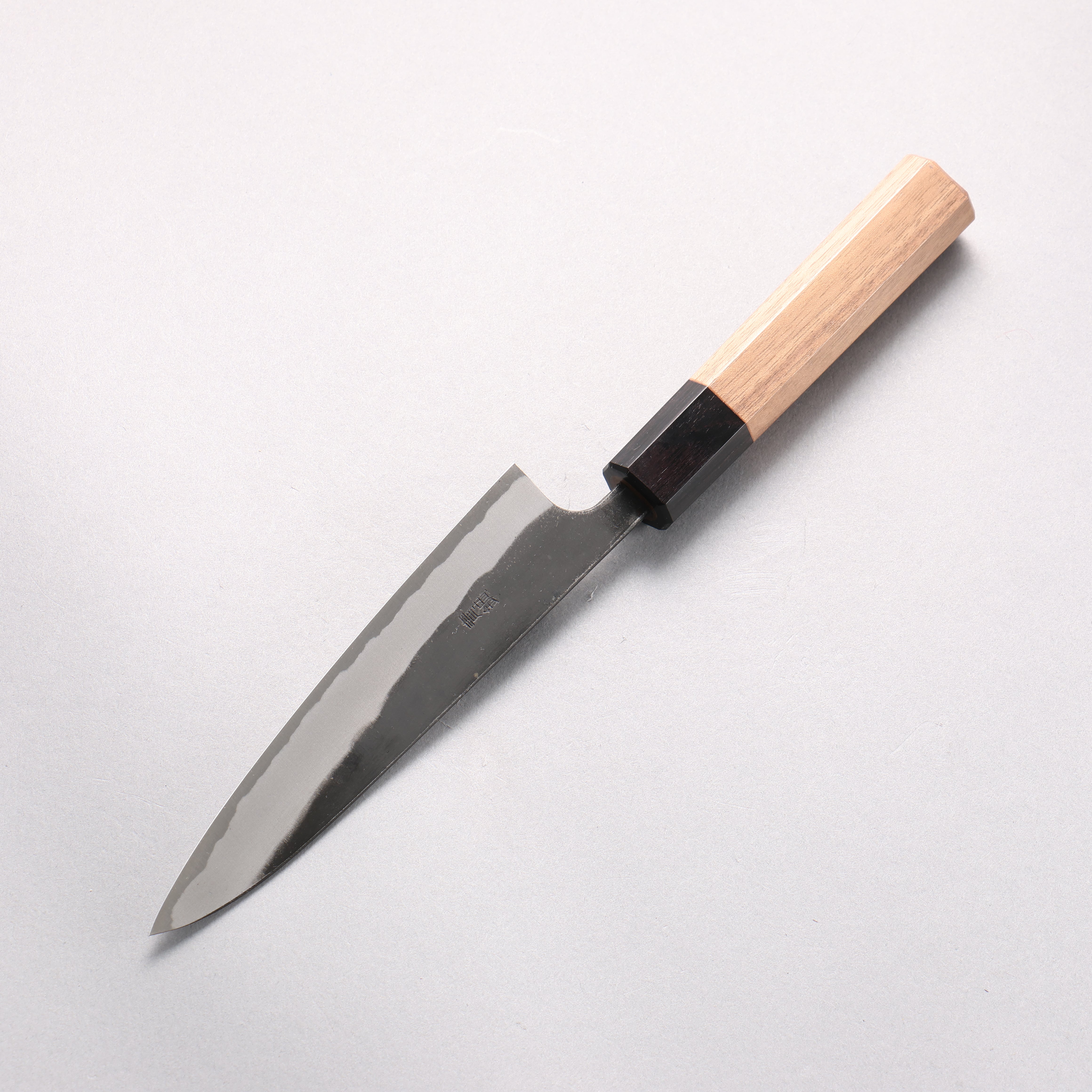 Nao Yamamoto Yasuki Blue Steel Kurouchi Petty-Utility 135mm Walnut Handle - Japanny - Best Japanese Knife