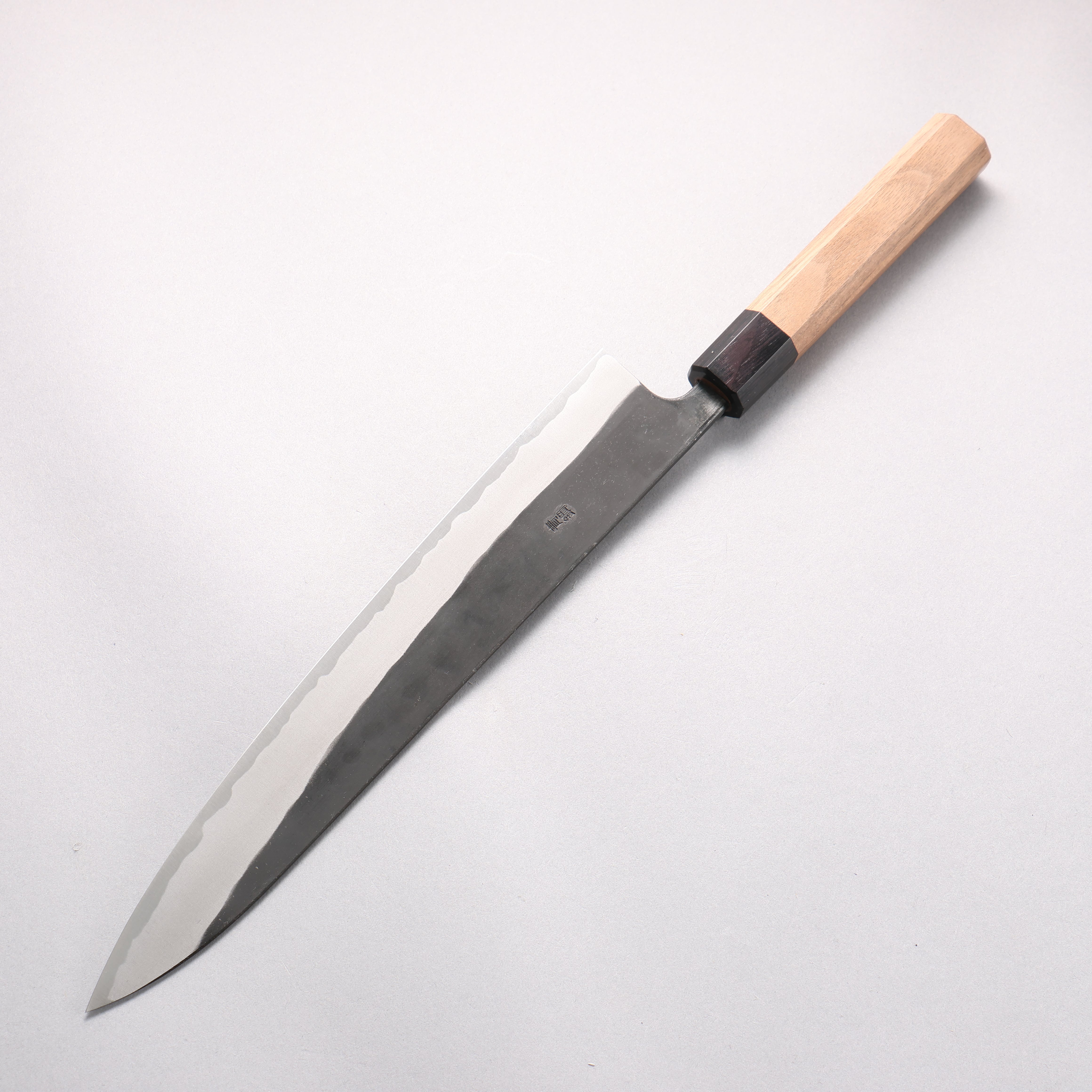 Nao Yamamoto Yasuki Blue Steel Kurouchi Sujihiki 270mm Walnut Handle - Japanny - Best Japanese Knife