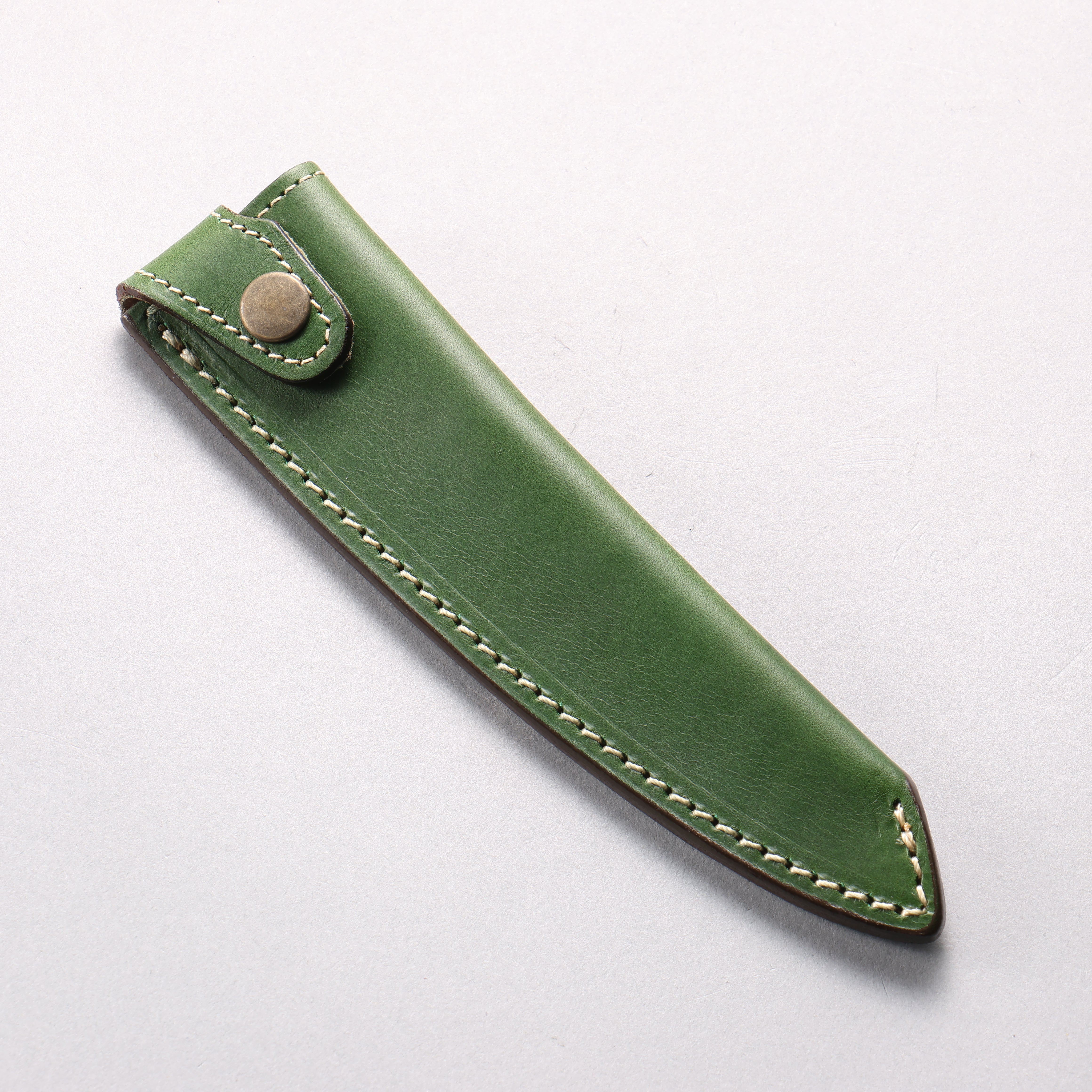 Buttero Green Sheath for 150mm Petty-Utility Leather Sheath - Japanny - Best Japanese Knife
