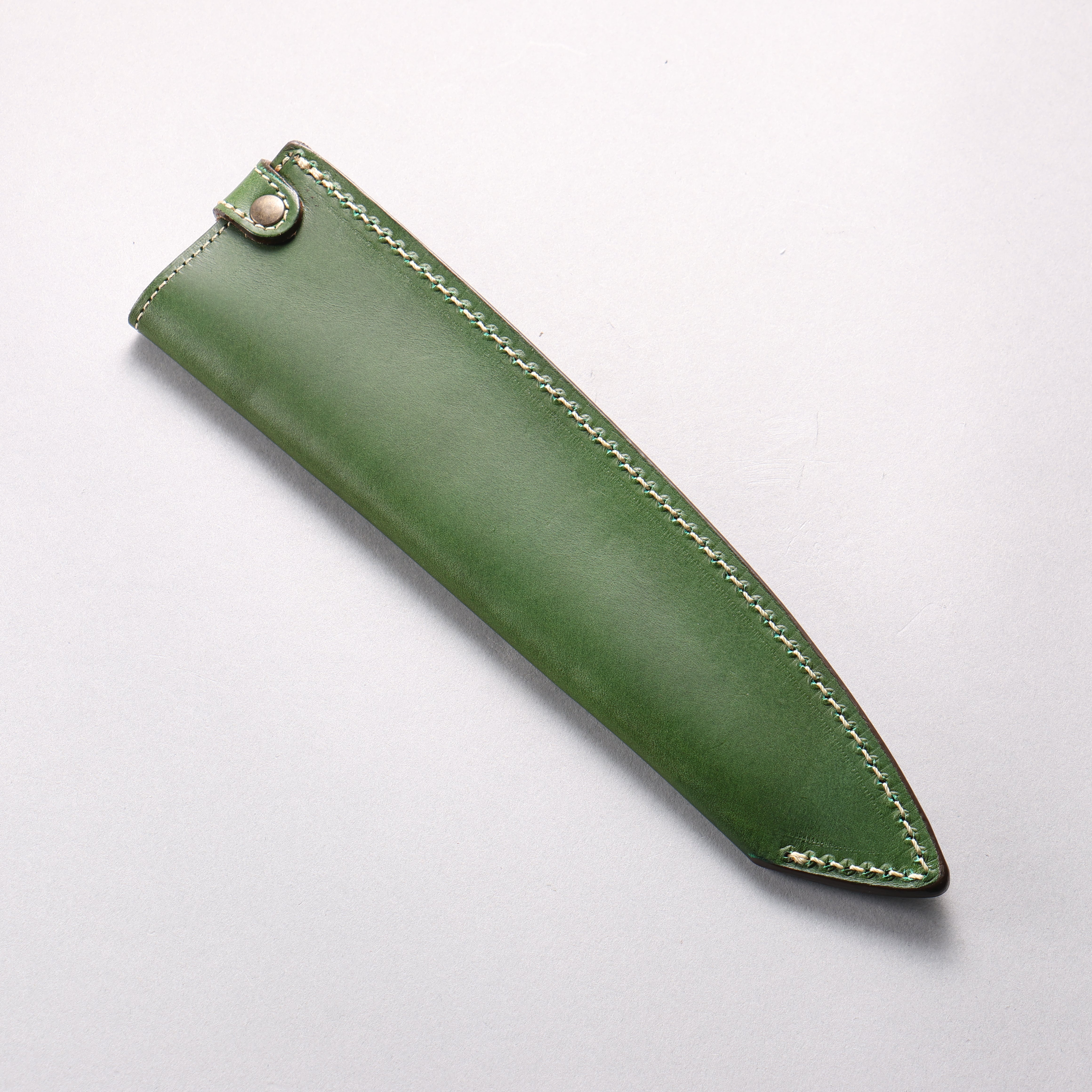 Buttero Green Sheath for 210mm Gyuto Leather Sheath - Japanny - Best Japanese Knife