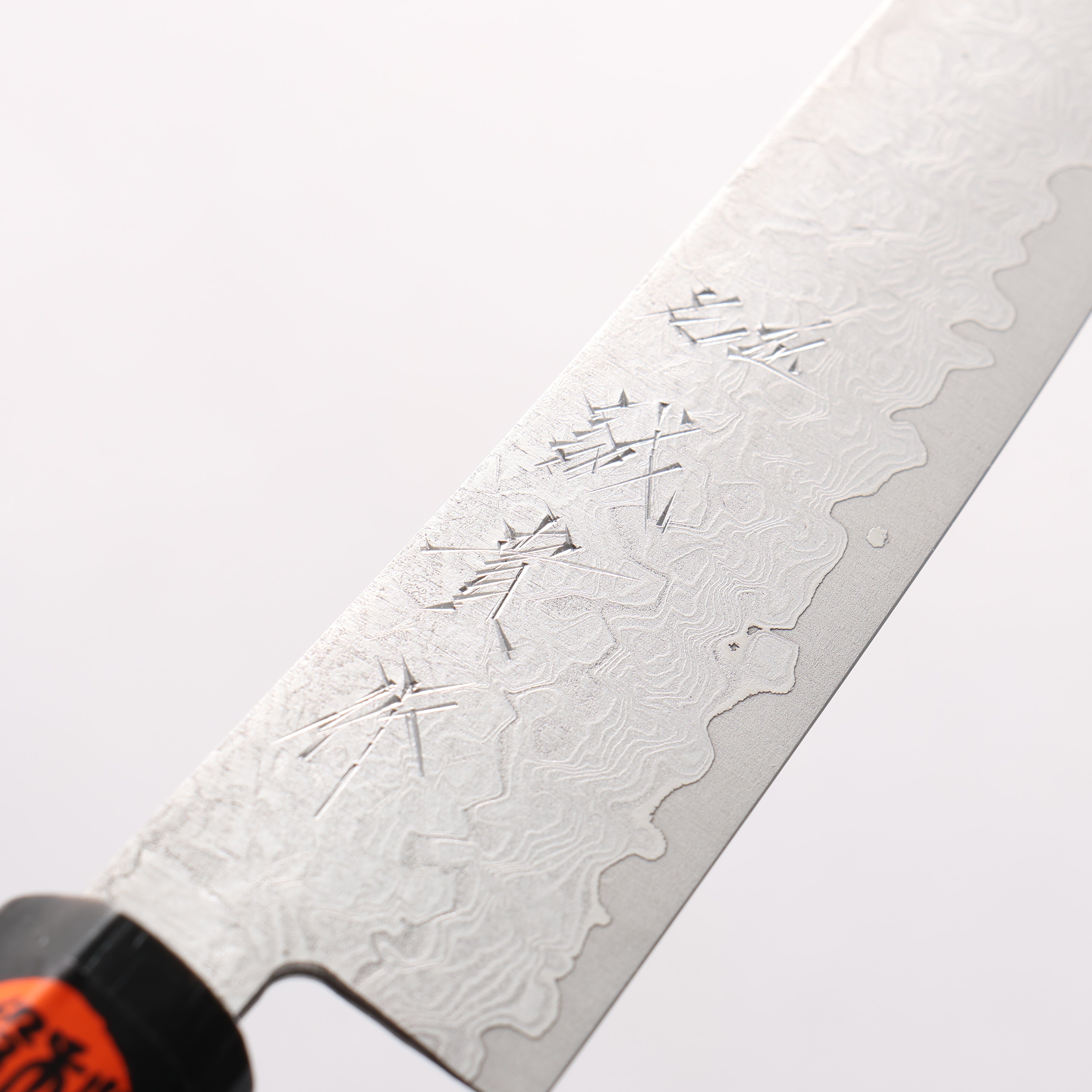 Shigeki Tanaka VG10 17 Layer Damascus Petty-Utility 150mm Magnolia (Ferrule: Water Buffalo Horn) Handle - Japanny - Best Japanese Knife
