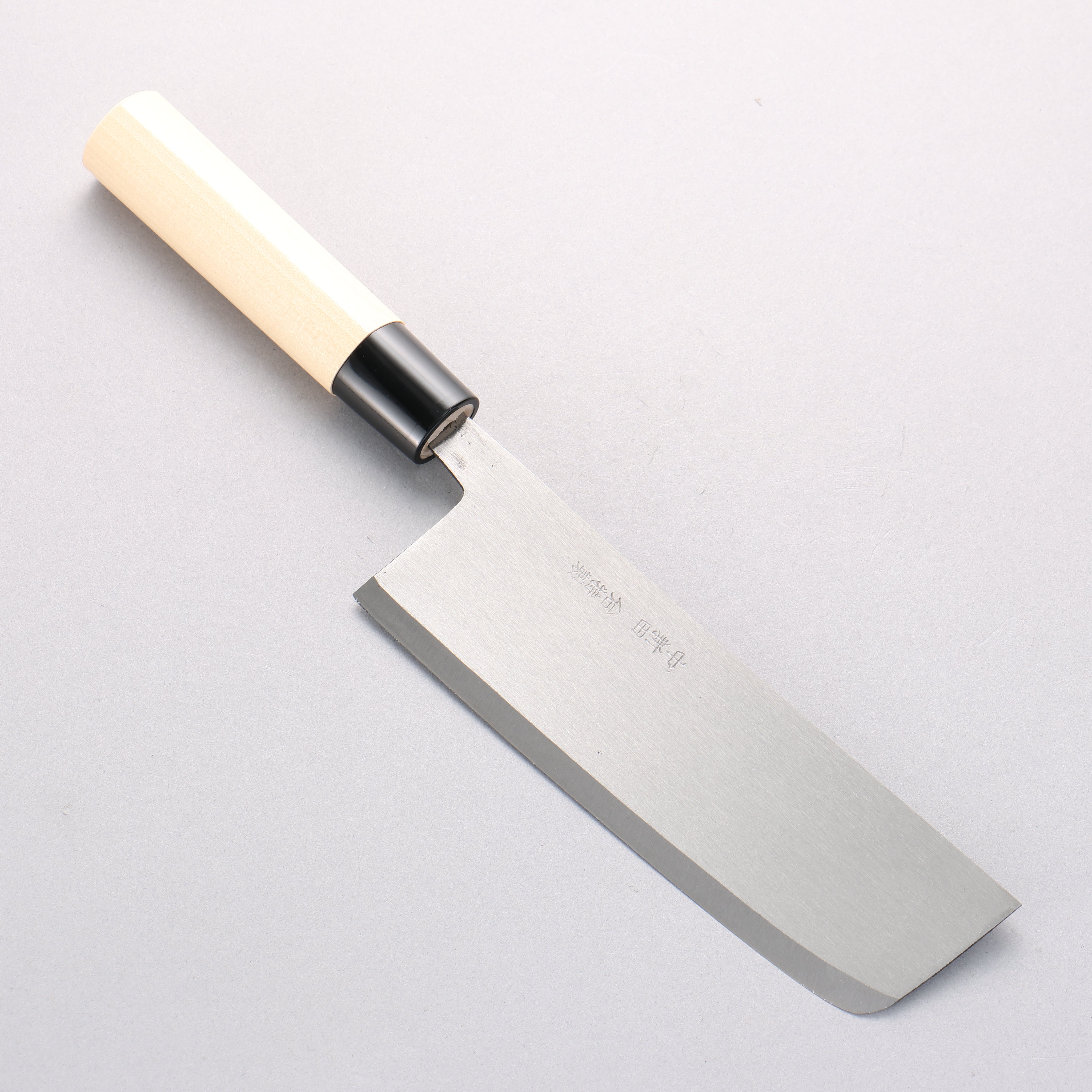 Nakaniida White Steel No.2 Migaki Polish Finish Nakiri 165mm Magnolia Handle
