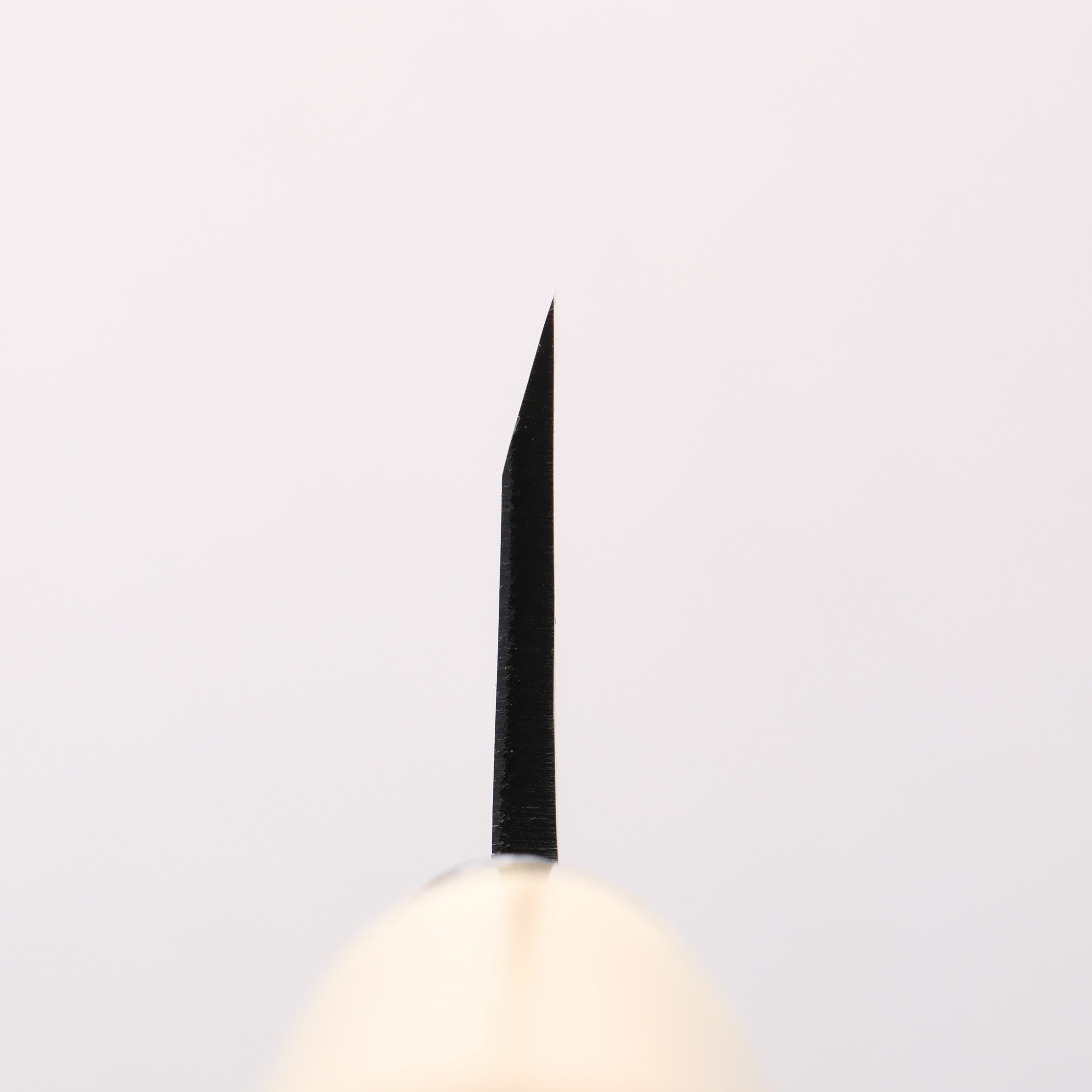 Nakaniida White Steel No.2 Black Deba 105mm Magnolia Handle