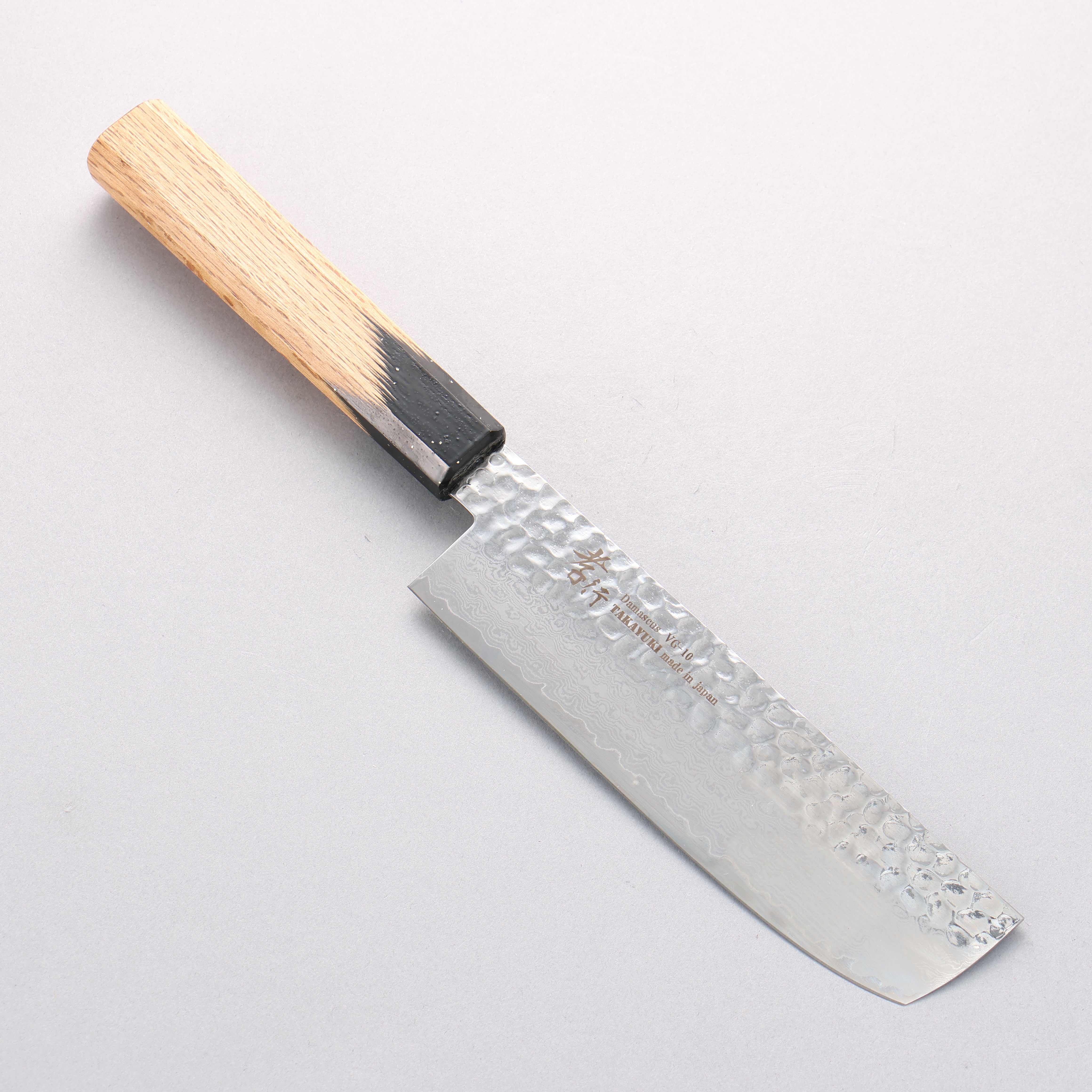 Sakai Takayuki VG10 33-lagiges Damast-Nakiri, 160 mm, Live-Eiche, lackierter (Kokushin) Griff