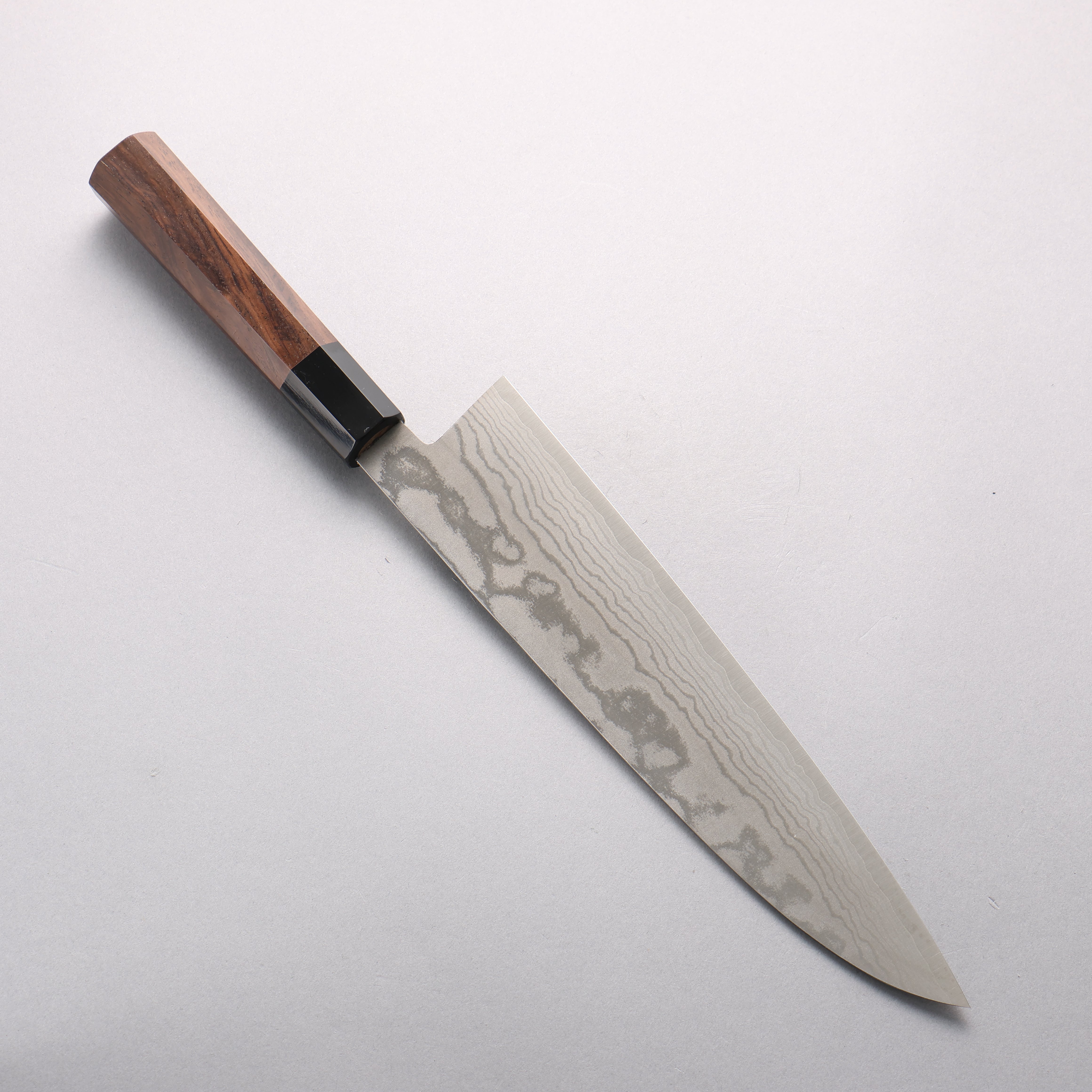 Shigeki Tanaka VG10 17 Layer Damascus Gyuto 240mm Walnut Handle